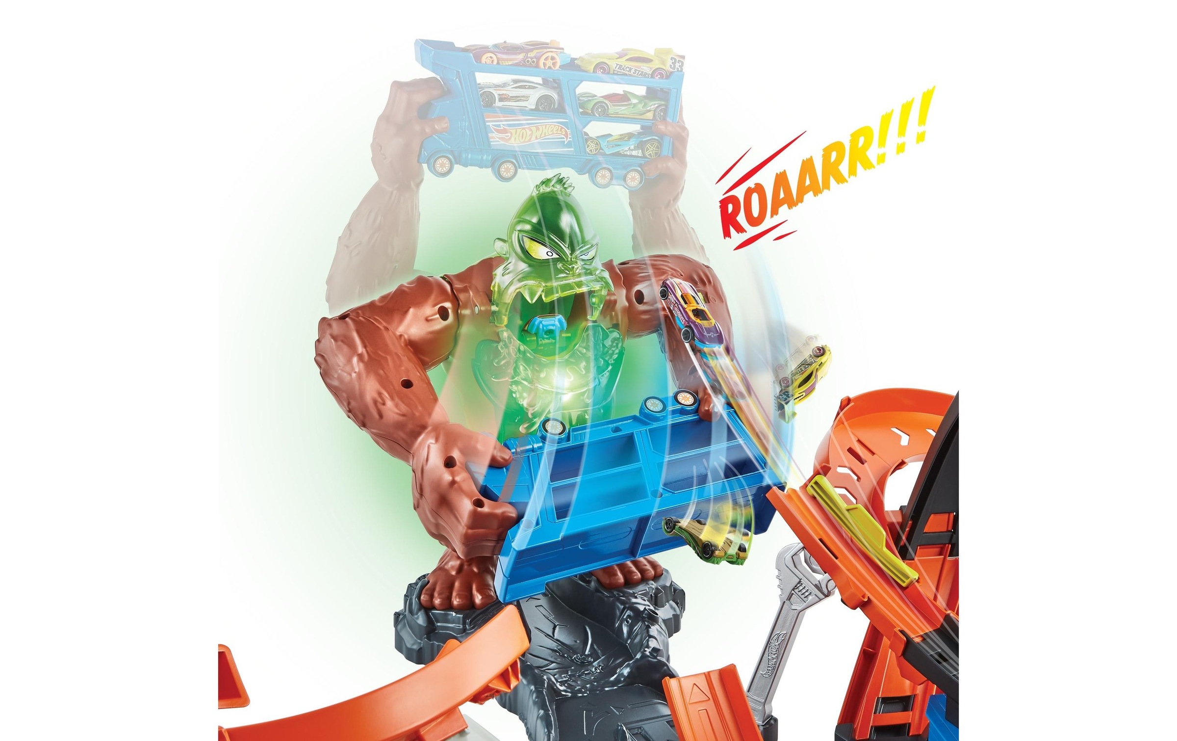 Hot Wheels Autorennbahn »City Slam Gorilla«