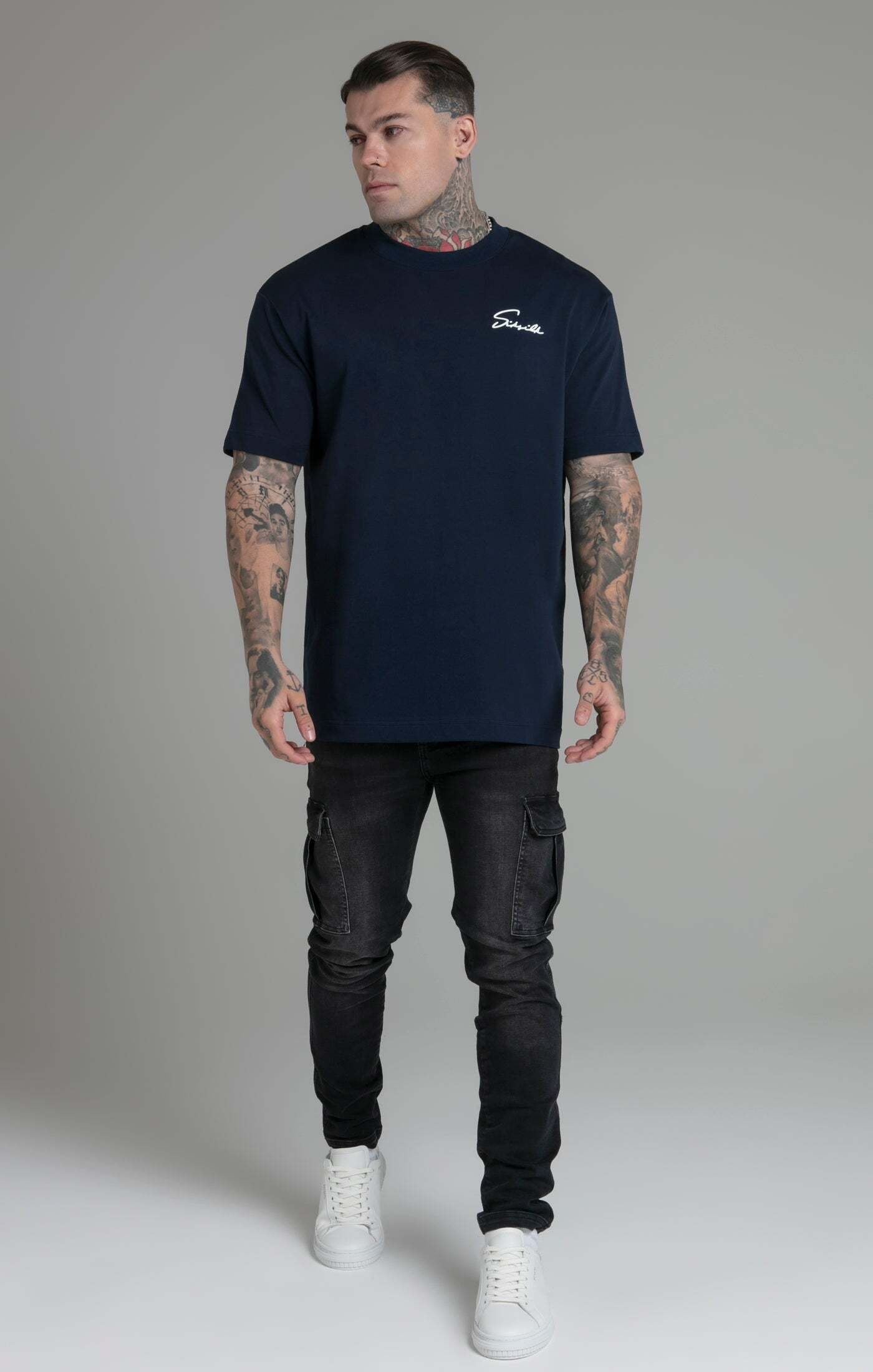 Siksilk T-Shirt »Siksilk T-Shirts Script T-Shirt«