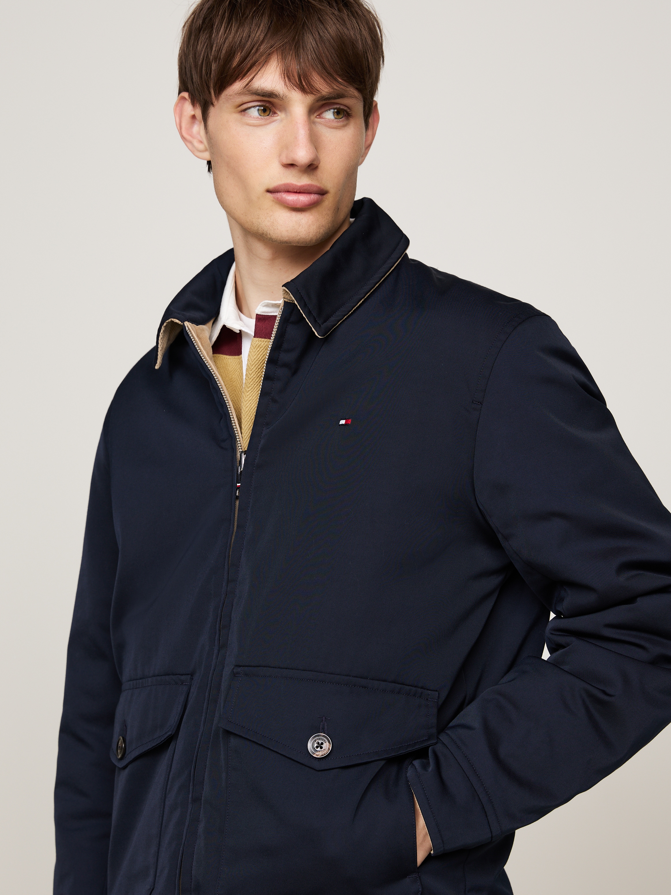 Tommy Hilfiger Wendejacke »REVERSIBLE IVY JACKET«, von beiden Seiten tragbar