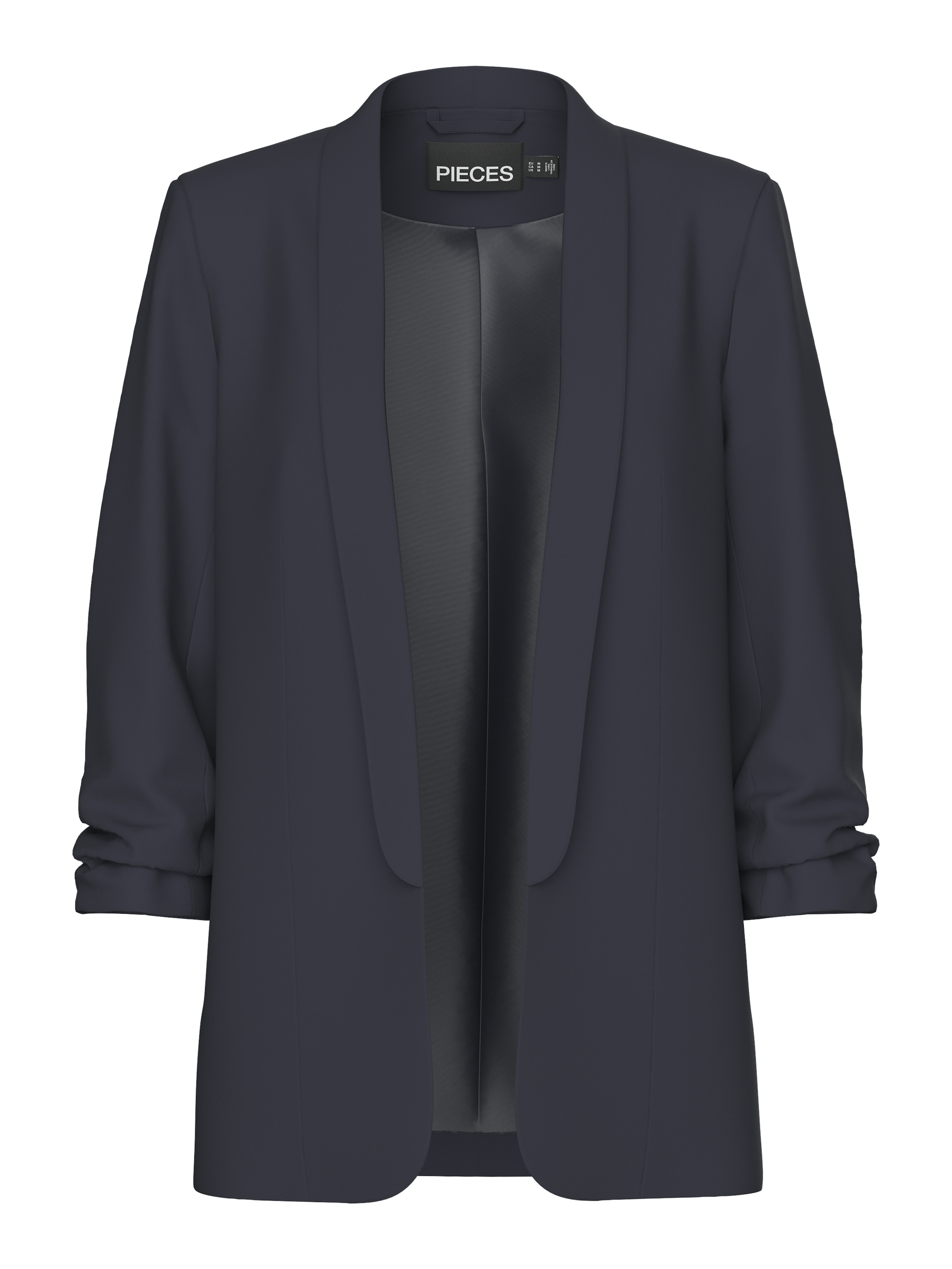 pieces Blusenblazer »PCBOSELLA 3/4 BLAZER NOOS«, mit Faltendetail am Ärmel