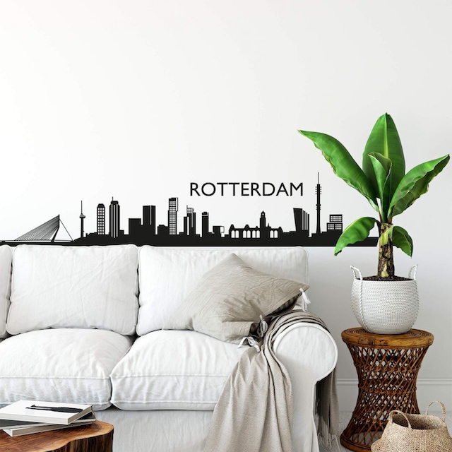 Wall-Art Wandtattoo »Stadt Skyline Rotterdam 120cm«, (1 St.) online  bestellen | Jelmoli-Versand