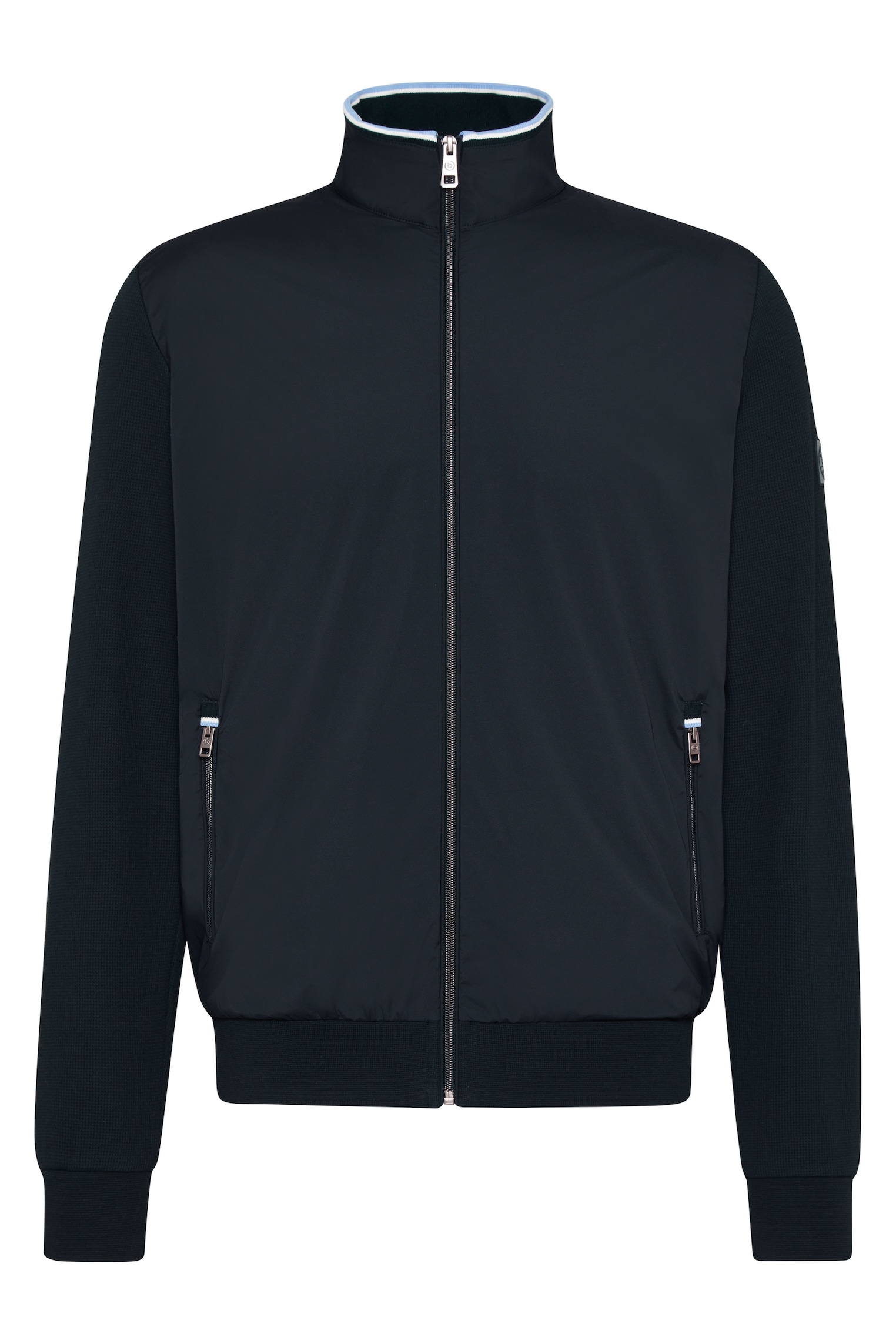 bugatti Sweatjacke, mit Reiskornstruktur