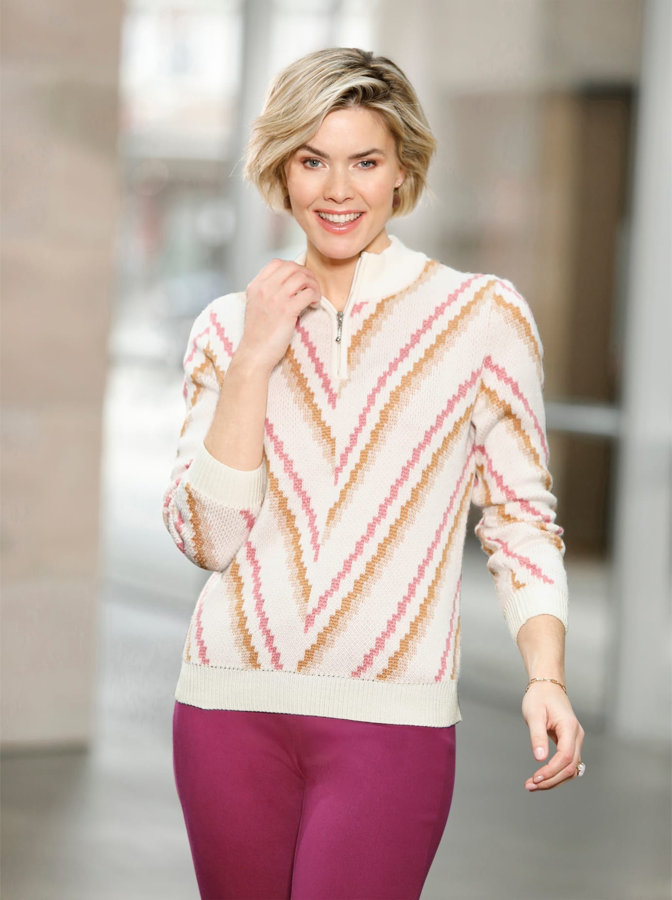 Classic Basics Stehkragenpullover »Pullover«