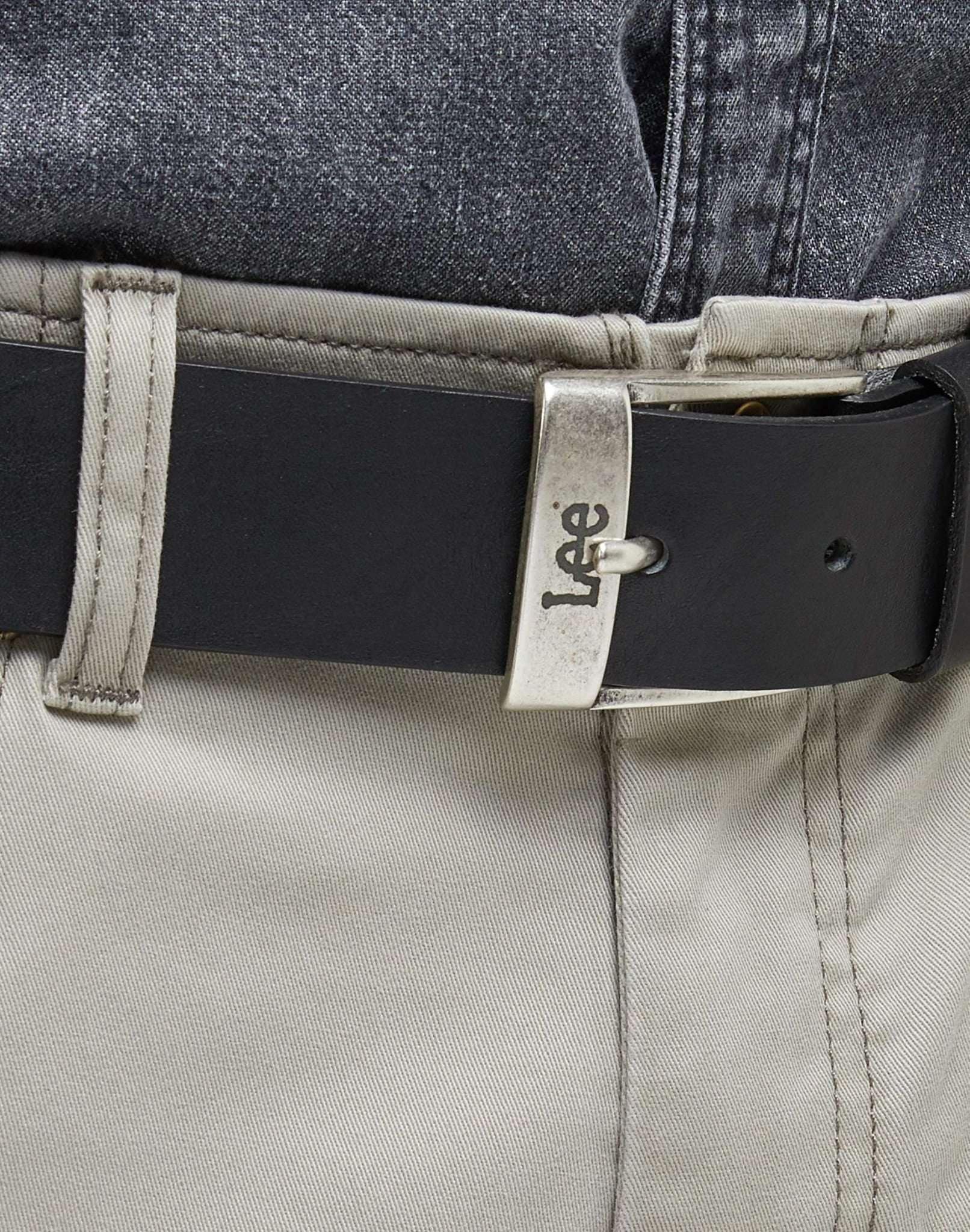 Wrangler Hüftgürtel »Lee Gürtel Leather Belt Logo Buckle«
