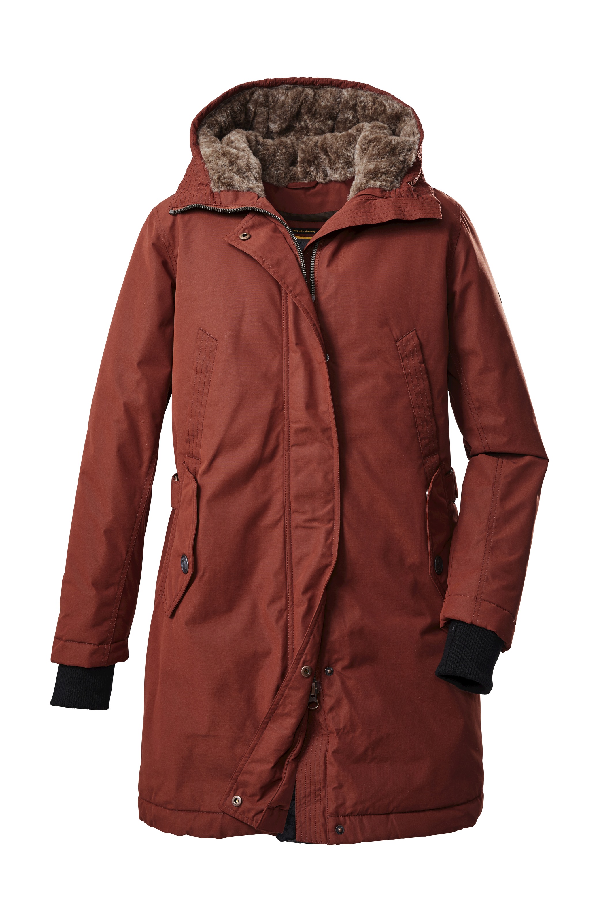 G.I.G.A. DX by killtec Funktionsmantel »GW 107 WMN CT« Wasserabweisender Parka mit 8.000 mm Wassersäule und weichem Fleece