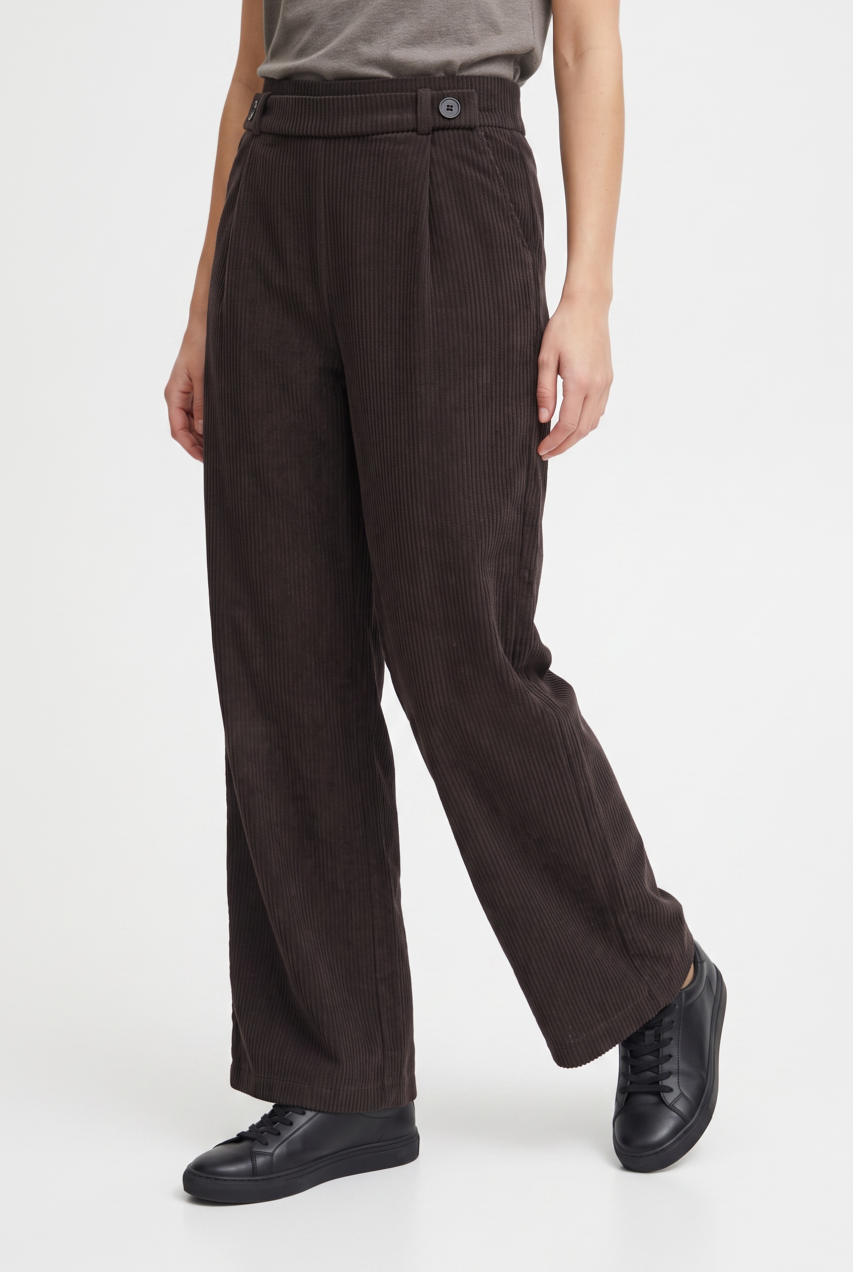 JDY Cordhose "JDYGEGGO CORD PANT JRS NOOS" Polyester, loose fit