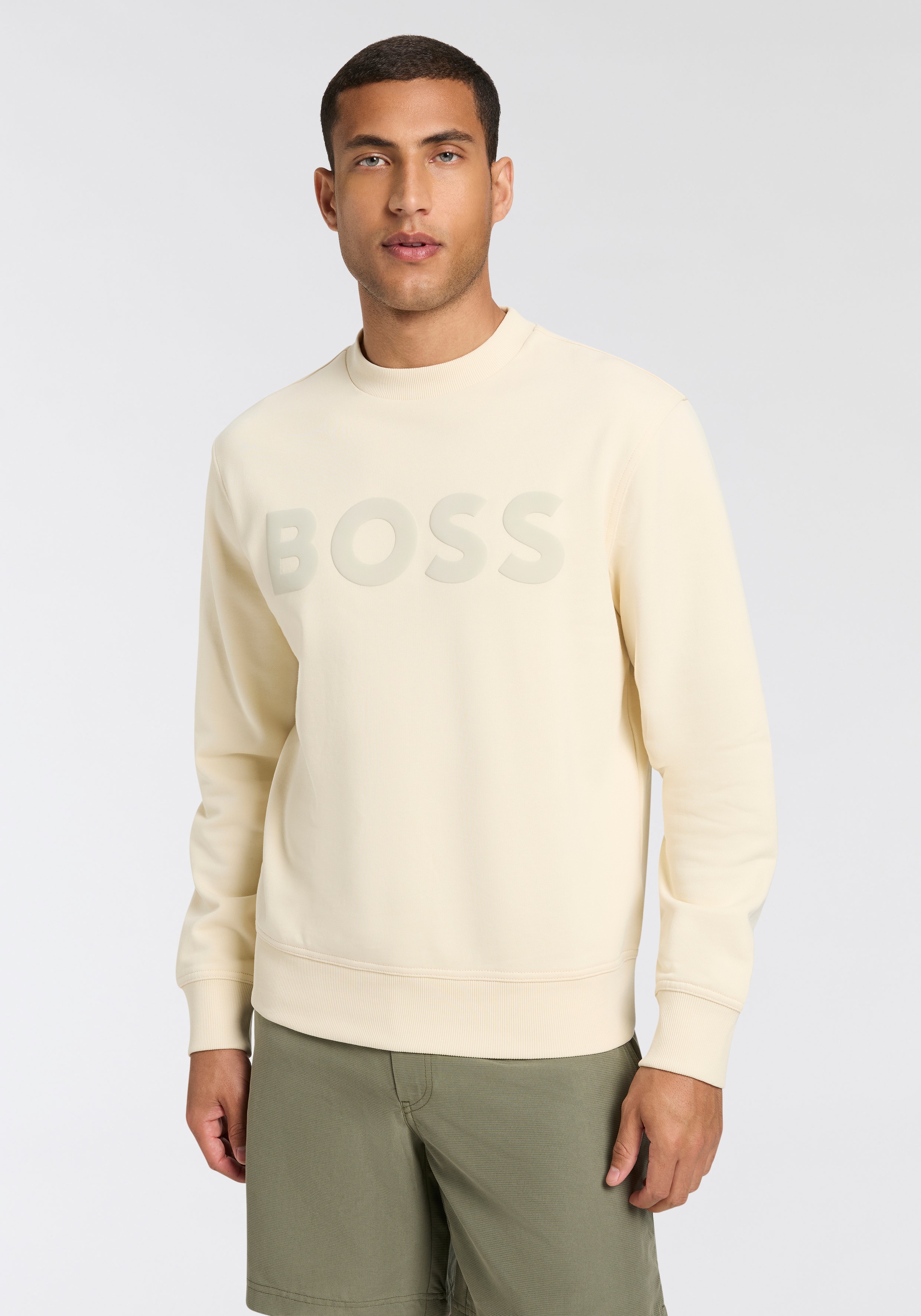 BOSS ORANGE Sweatshirt »WeBasicCrew«, mit Rundhalsausschnitt