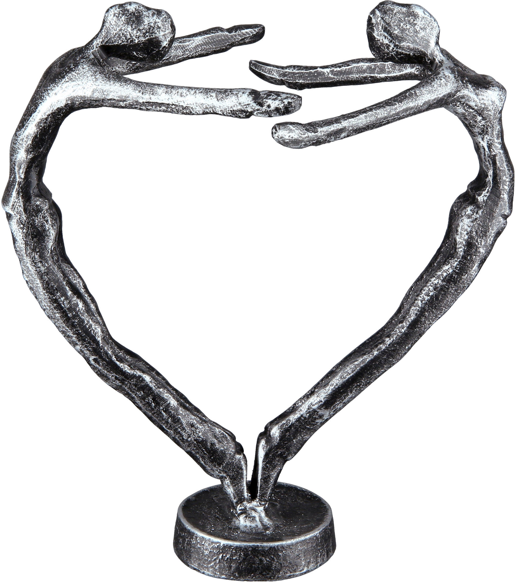 silberfarben Skulptur Casablanca Jelmoli-Versand »Design Gilde Love, silber«, shoppen by Dekofigur In | online