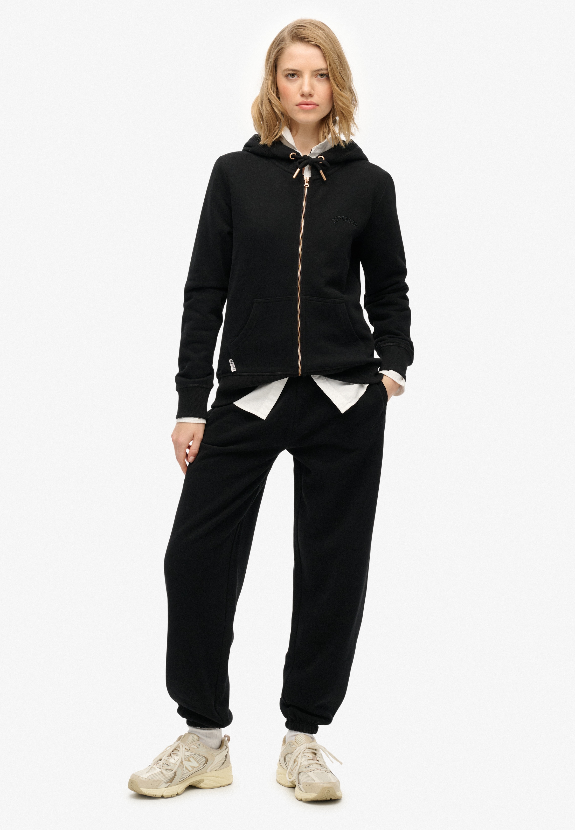 Superdry Kapuzensweatjacke »ESSENTIAL LOGO ZIPHOOD HB«
