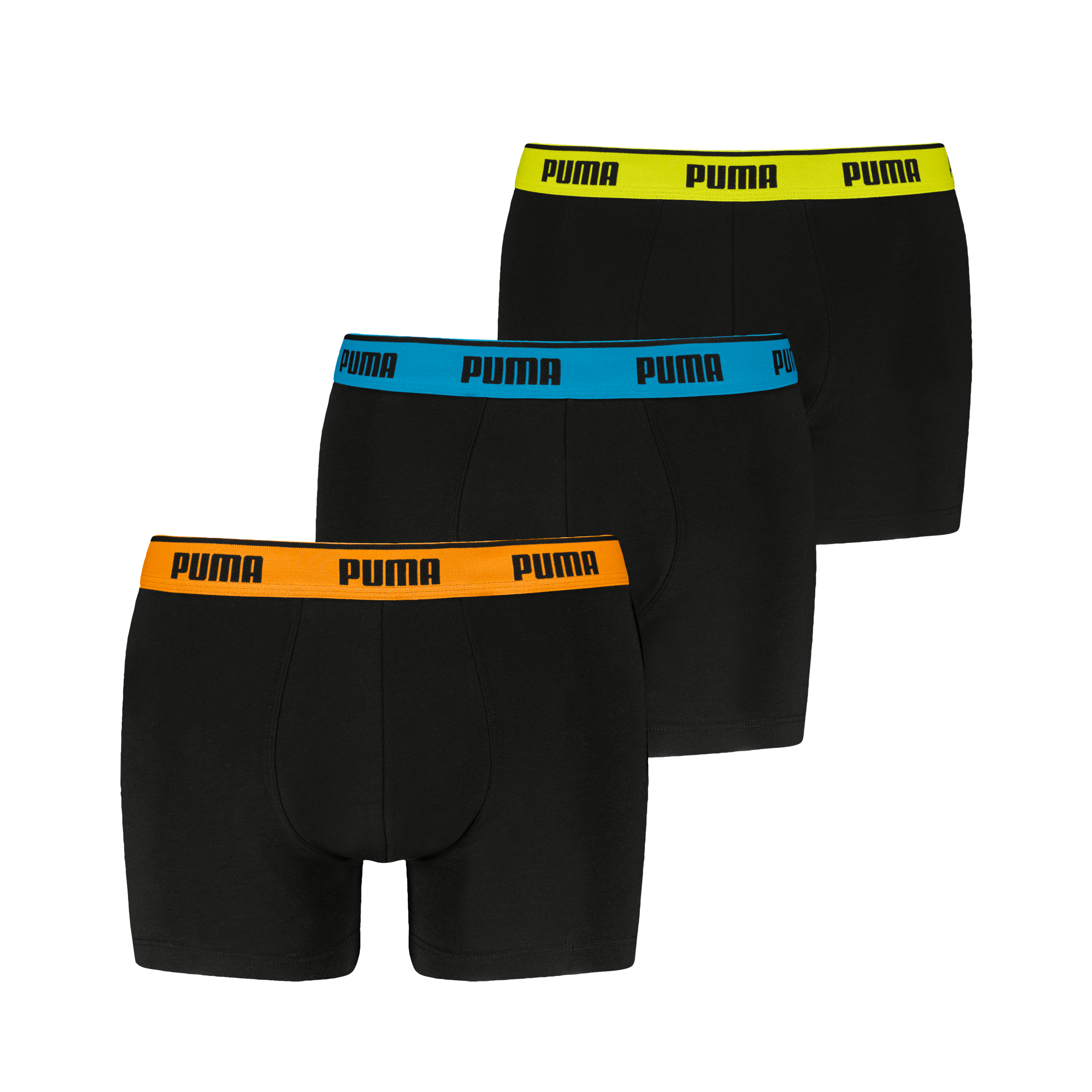 PUMA Boxershorts »PUMA MEN EVERYDAY BASIC BOXERS 3P« 3er Pack, Komfortabler elastischer Logobund