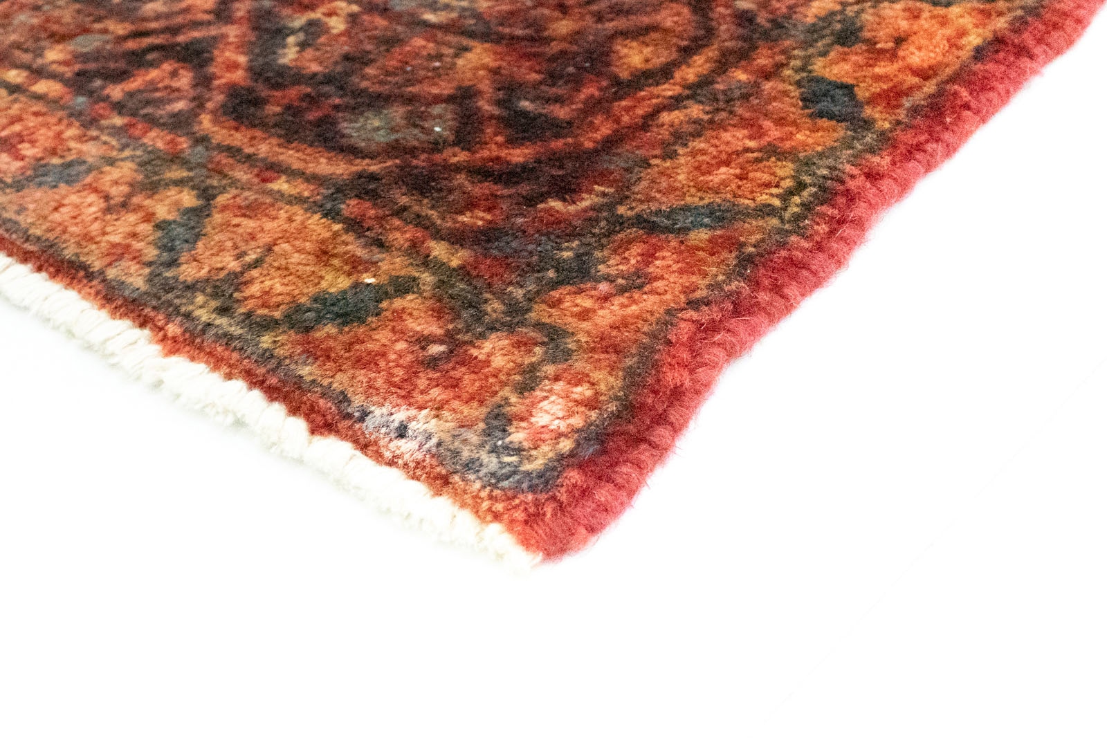 morgenland Wollteppich »Senneh Teppich handgeknüpft orange«, rechteckig