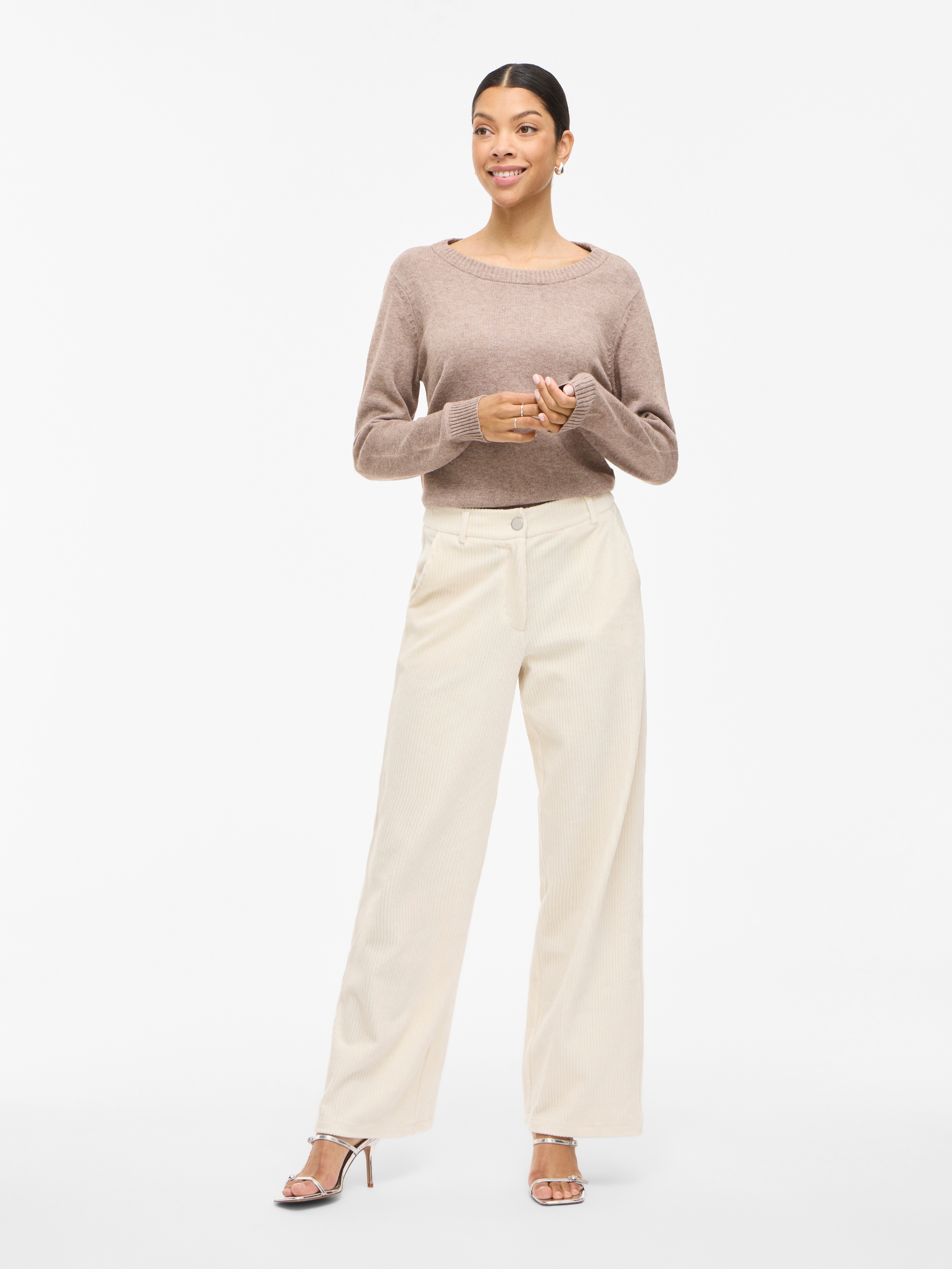 Vila Cordhose »VIKITA RW WIDE CORDUROY PANTS - NOOS«