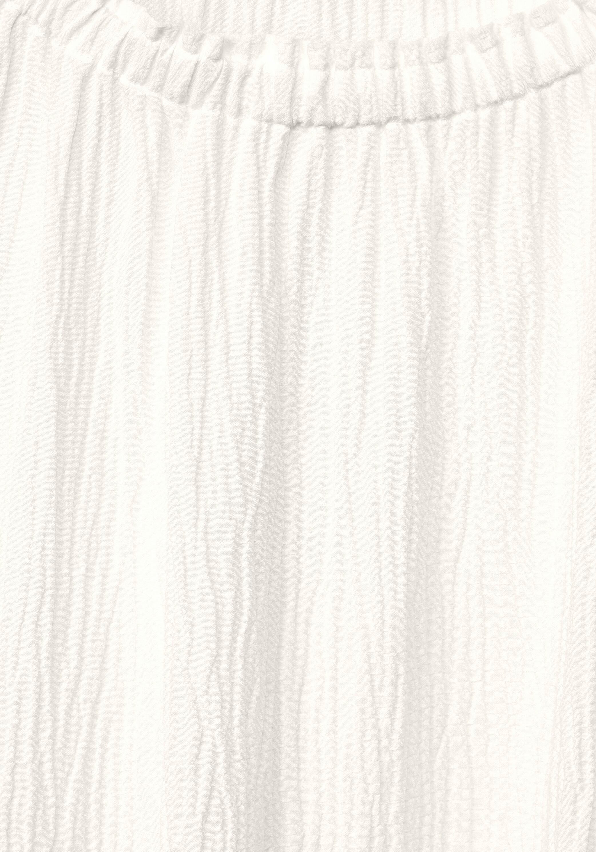 Cecil Crinklebluse, mit gekräuseltem Ausschnitt