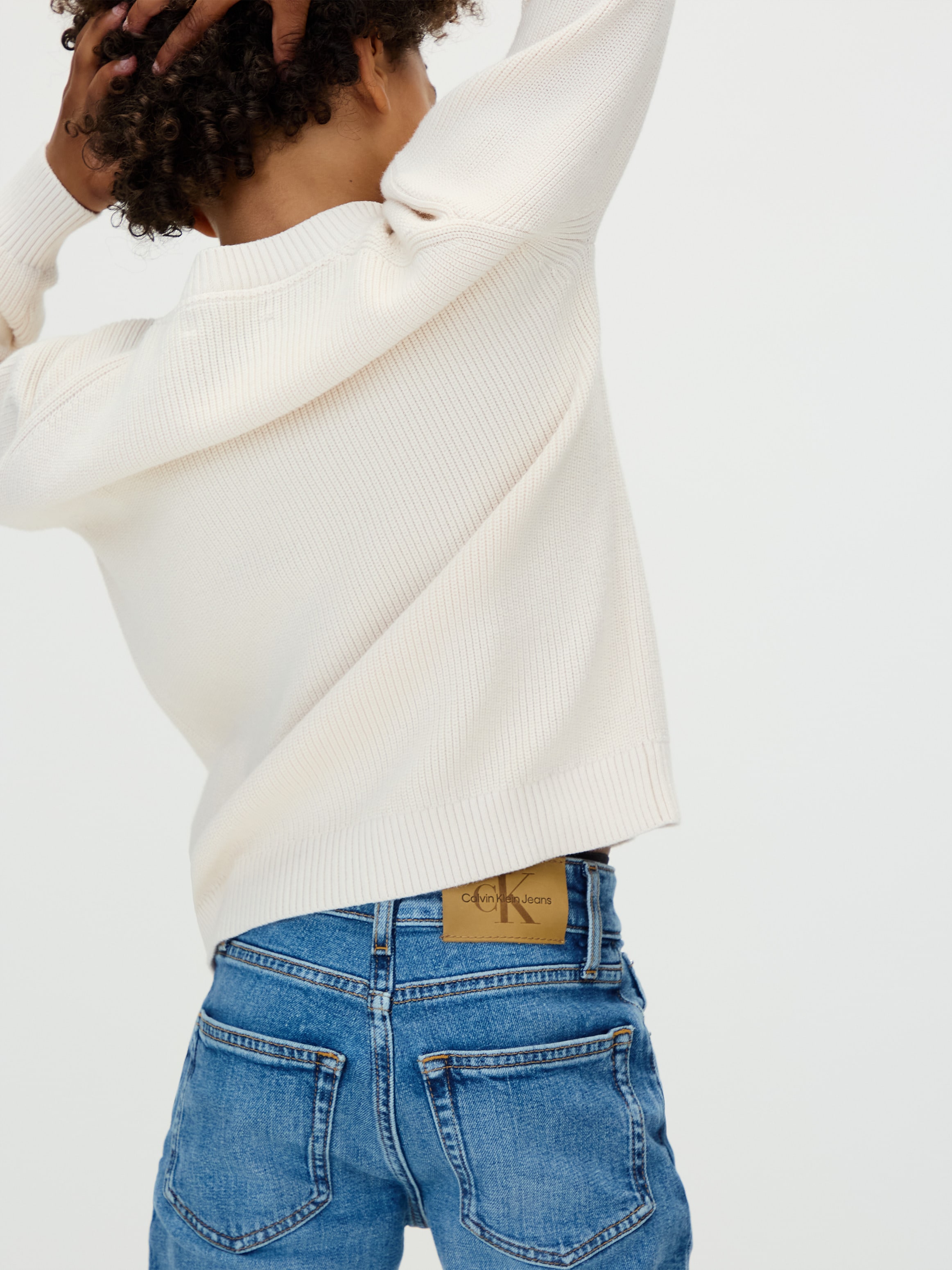 Calvin Klein Jeans Straight-Jeans »STRAIGHT«, für Kinder bis 16 Jahre, used-Look