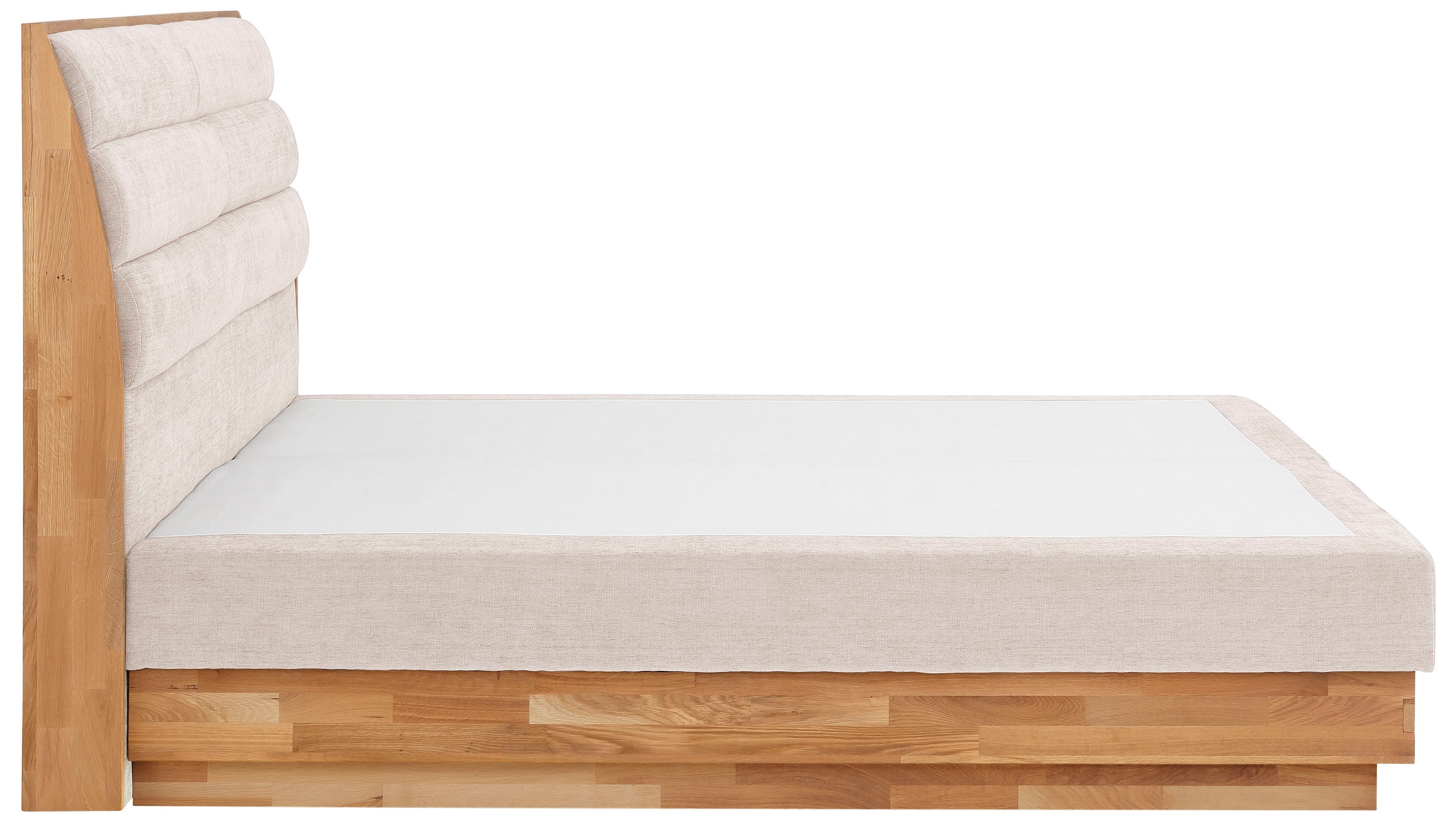 GOODproduct Boxspringbett »Jenna«, ohne LED-Beleuchtung, mit zertifizierten, recycelten Bezugsstoffen