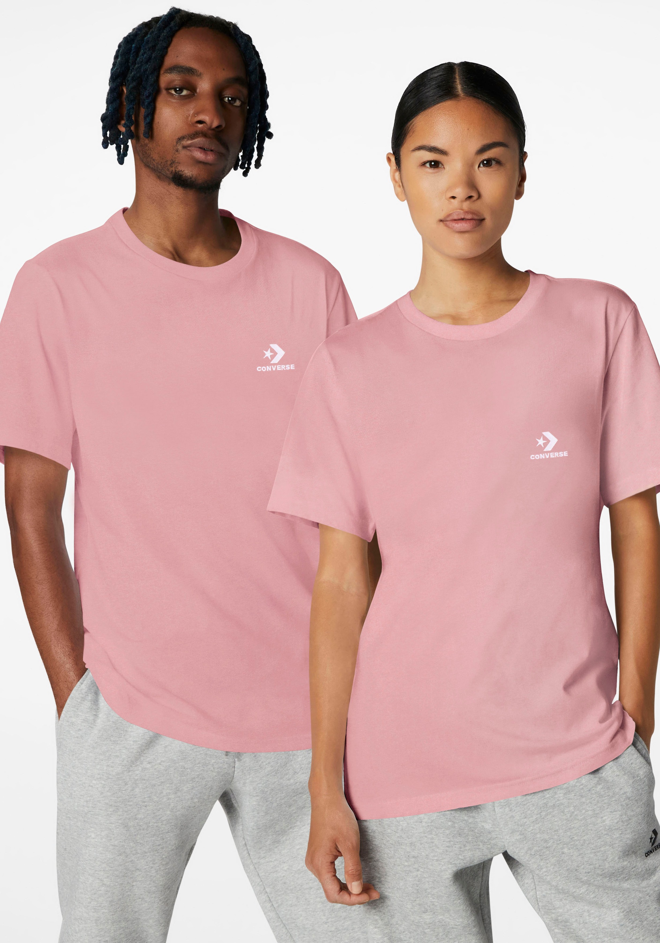 Converse T-Shirt »EMBROIDERED STAR CHEVRON TEE«, (1 tlg.) kaufen