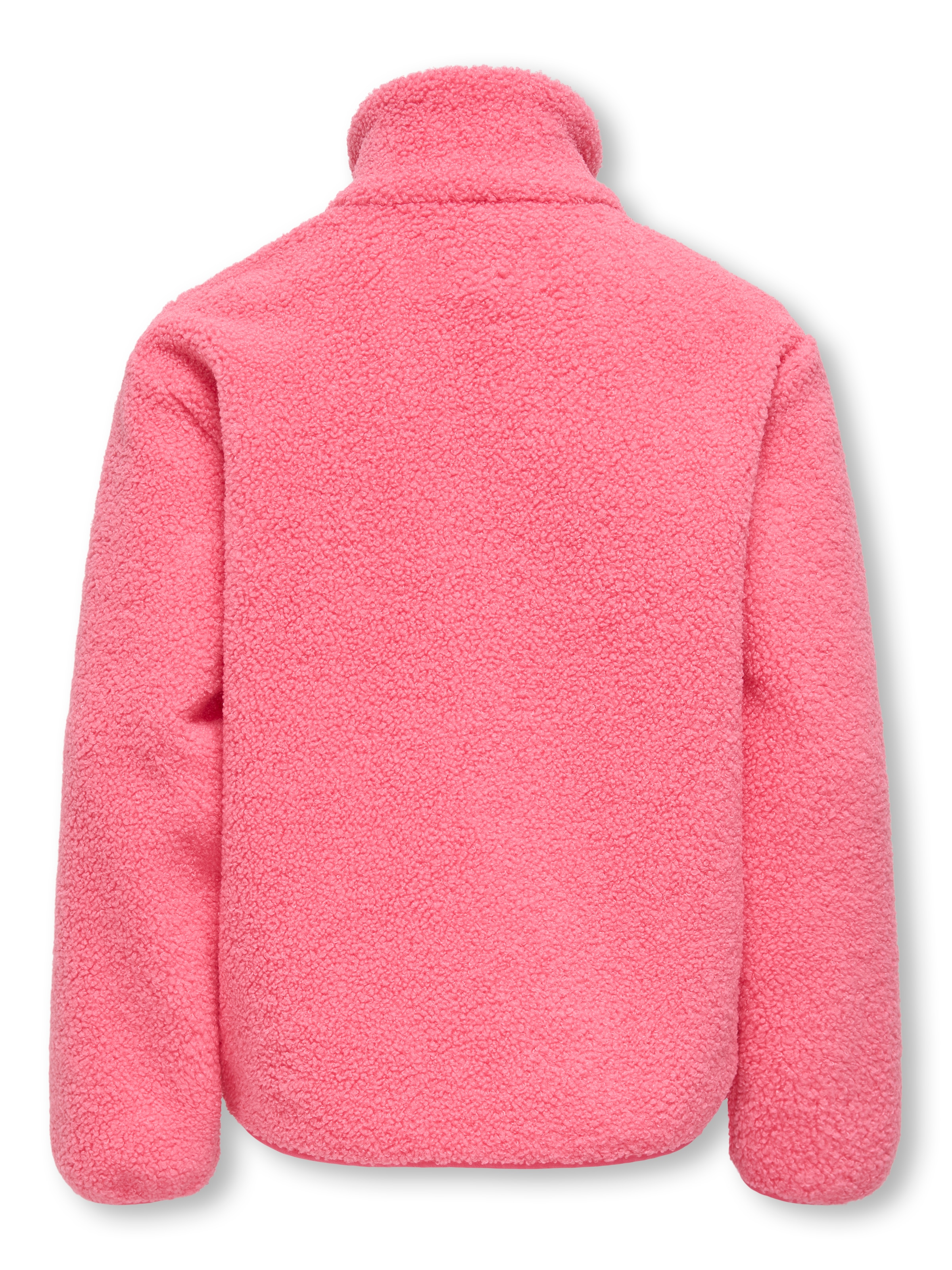 KIDS ONLY Fleecejacke »KOGEVA LIFE TEDDY JACKET CP OTW NOOS«, ohne Kapuze