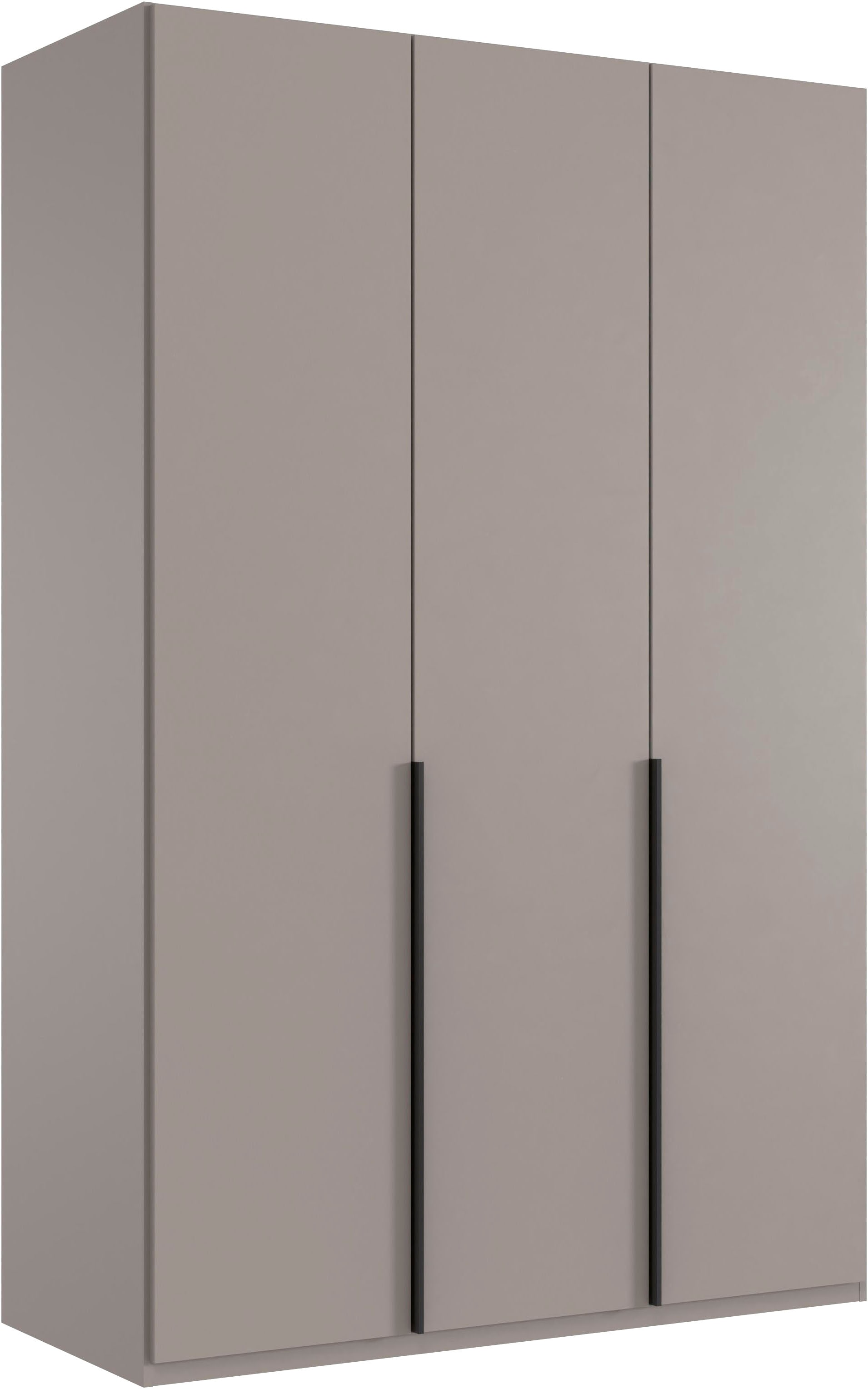 Wimex Kleiderschrank »Mugano,in 5 Breiten,2 Höhen,2 Tiefen, viele Farben, Made in Germany« in Basic oder Premium Ausstattung, mit langen Griffen aus Metall, mit oder ohne Spiegel