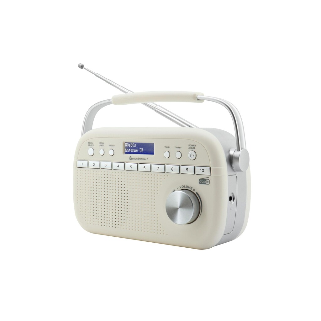 Soundmaster Digitalradio (DAB+) »DAB280BE Beige«, (Digitalradio (DAB+)-FM-Tuner)