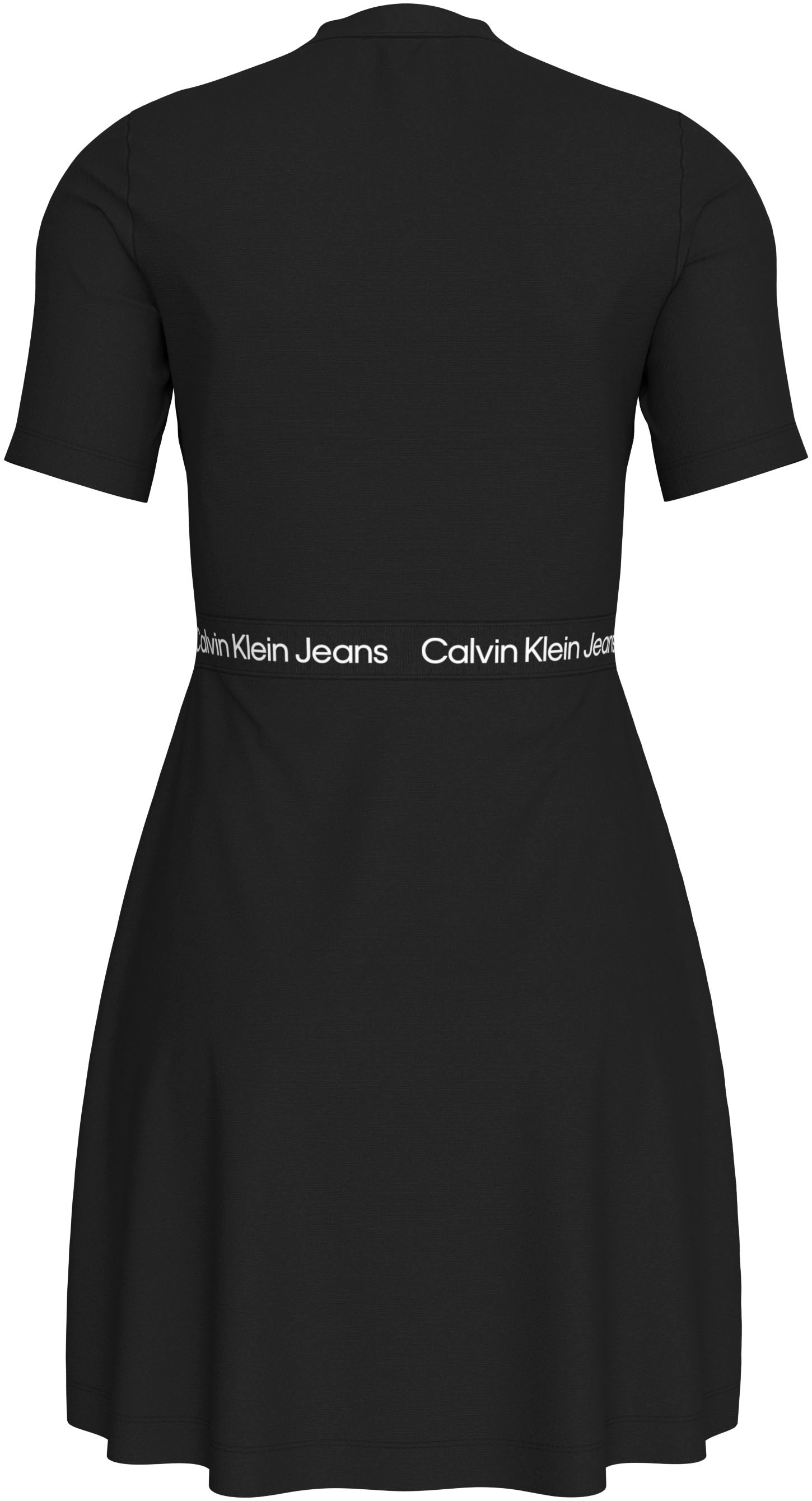 Calvin Klein Jeans Plus Skaterkleid »PLUS TAPE MILANO SS DRESS«, in Grossen Grössen und mit Logoschriftzug