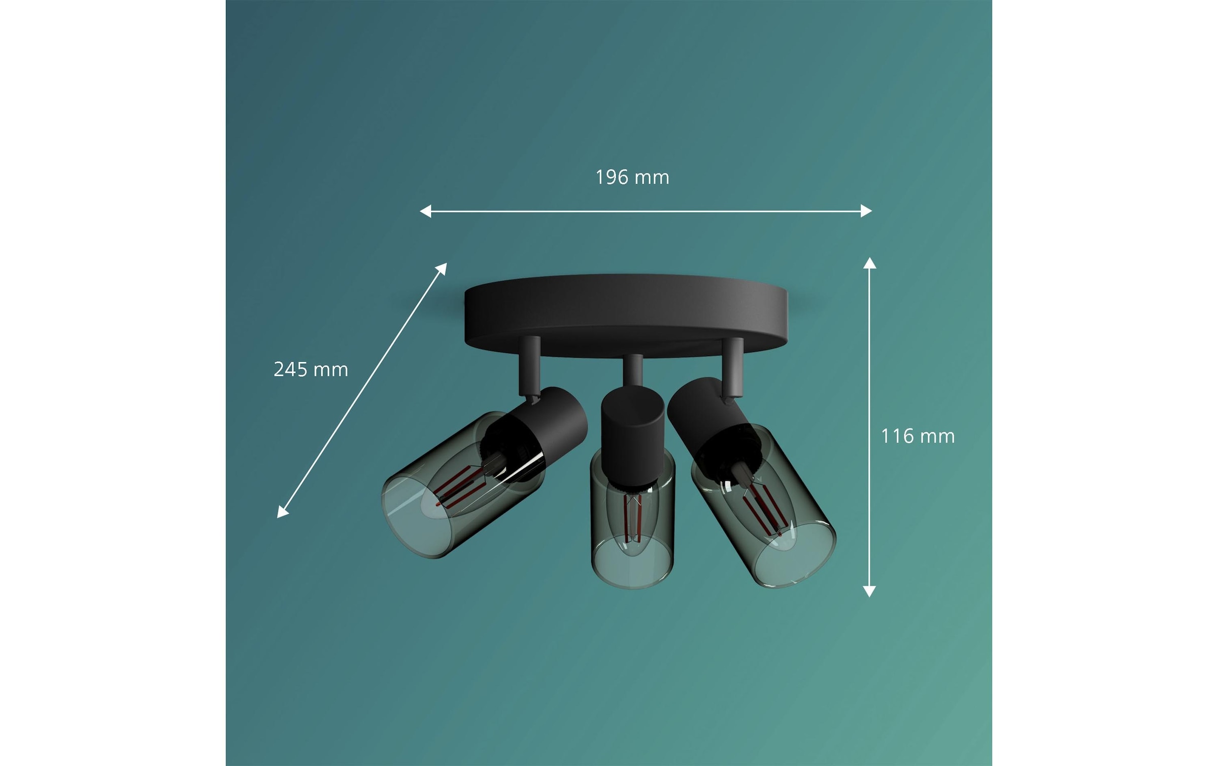 Philips LED Deckenspot »Palms für E14, rund ohne Leuchtmittel«, 1 flammig