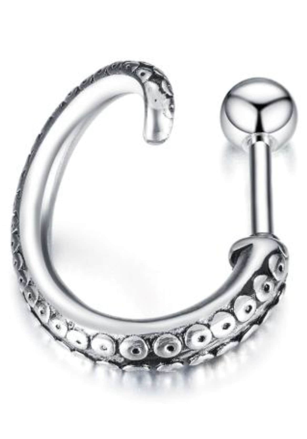 Firetti Single-Ohrstecker "Schmuck Geschenk Ohrschmuck einzeln Oktopus"