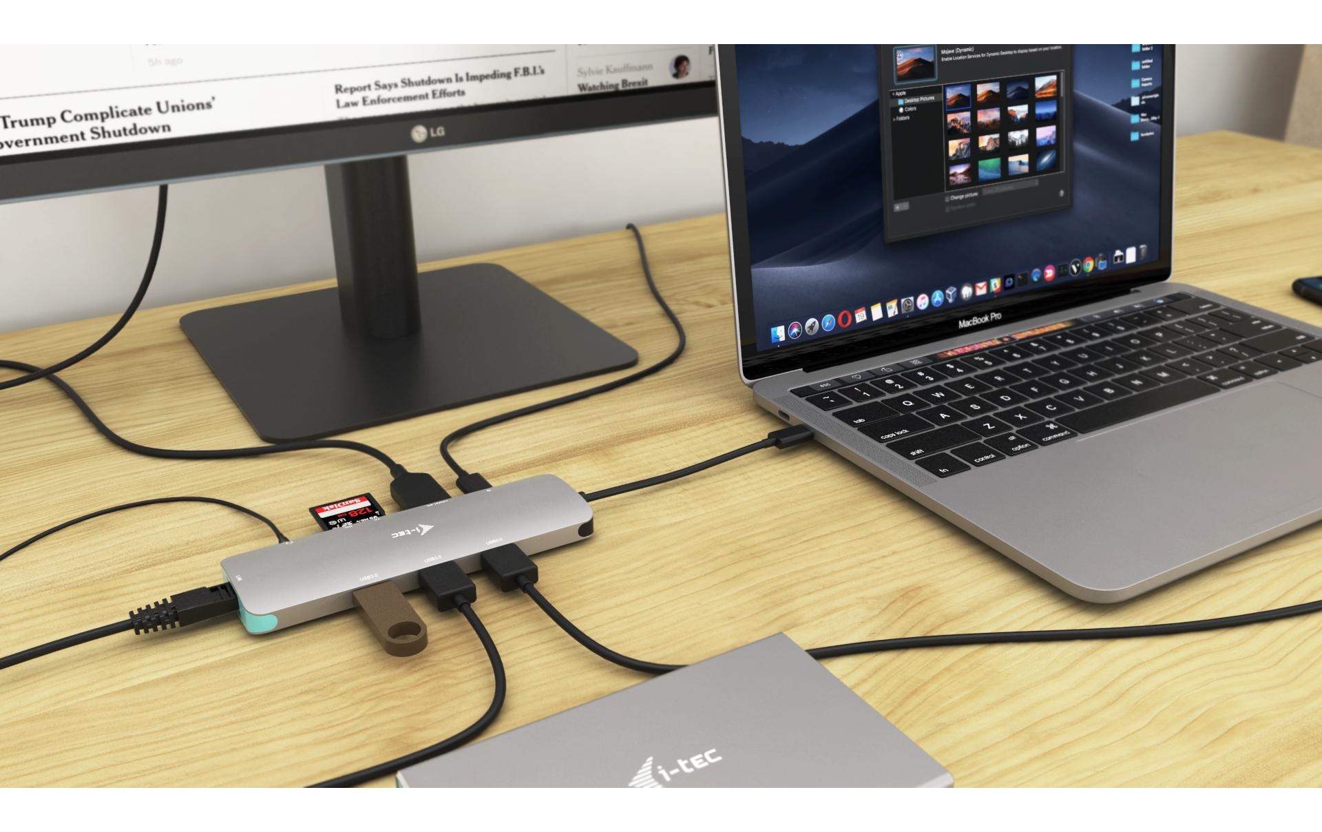 I-TEC Laptop-Dockingstation »USB-C Metal Nano 4K«