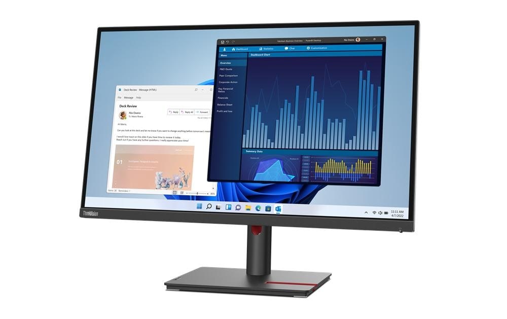 Lenovo Gaming-Monitor »ThinkVision T27p-30«, 68,31 cm/27 Zoll, 3840 x 2160 px, 4K Ultra HD, 6 ms Reaktionszeit, 60 Hz