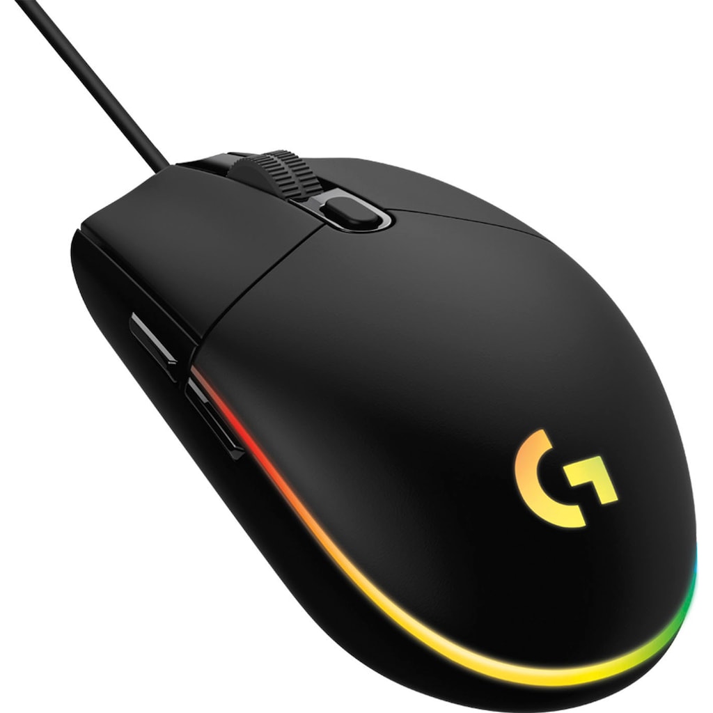 Logitech Gaming-Maus »G203 LIGHTSYNC«, kabelgebunden, 1 MHz