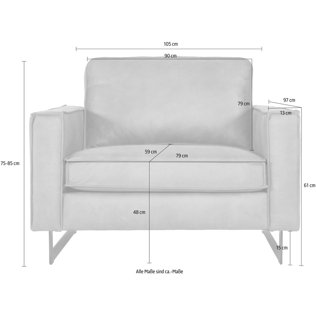 Places of Style Loveseat »Pinto«