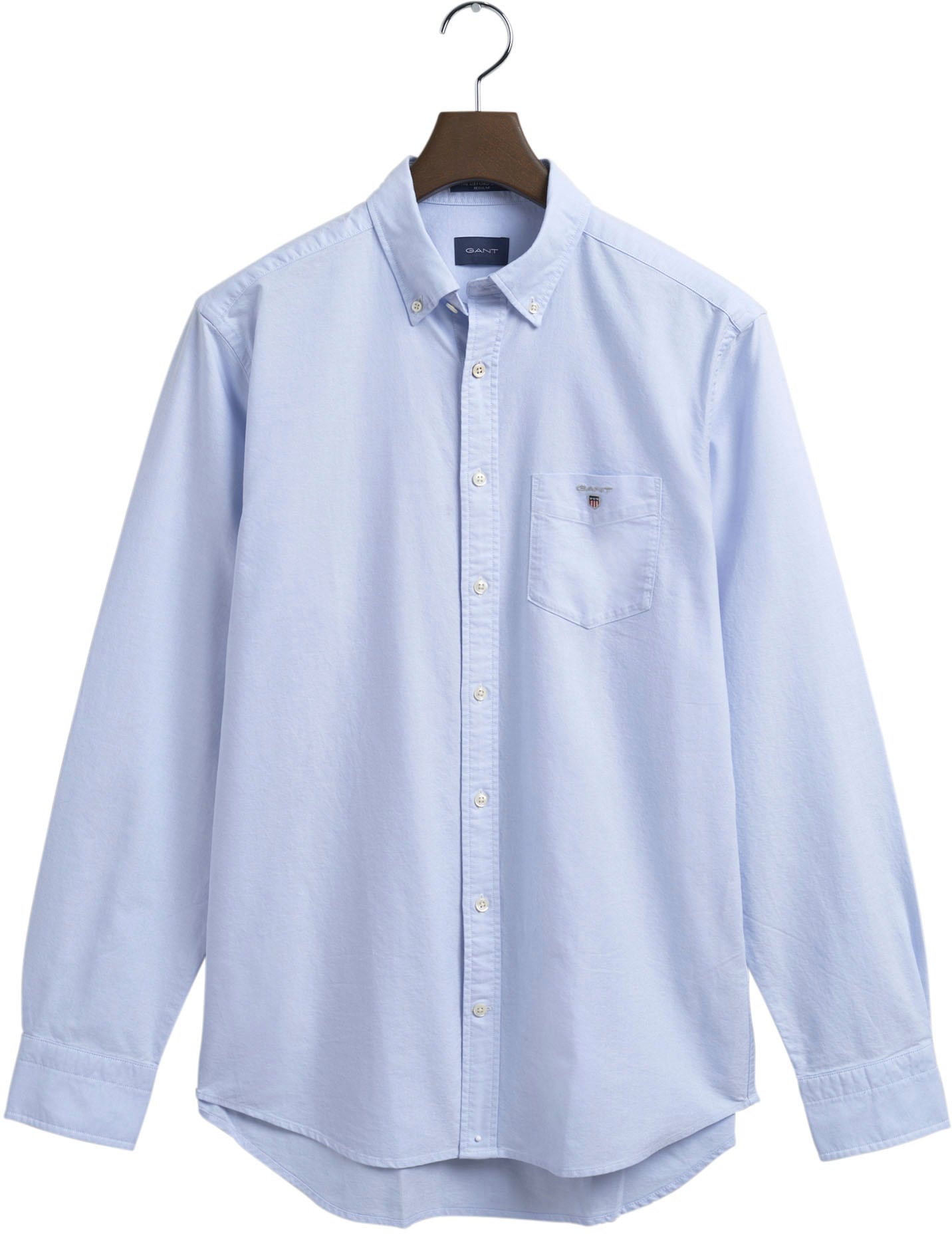 ❤ Gant Brusttasche auf Langarmhemd »Oxford«, der Logostickerei Jelmoli-Online mit kaufen Shop im