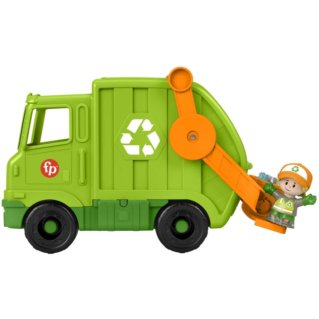 Fisher-Price® Spielzeug-Müllwagen »Little People Recycling Truck«