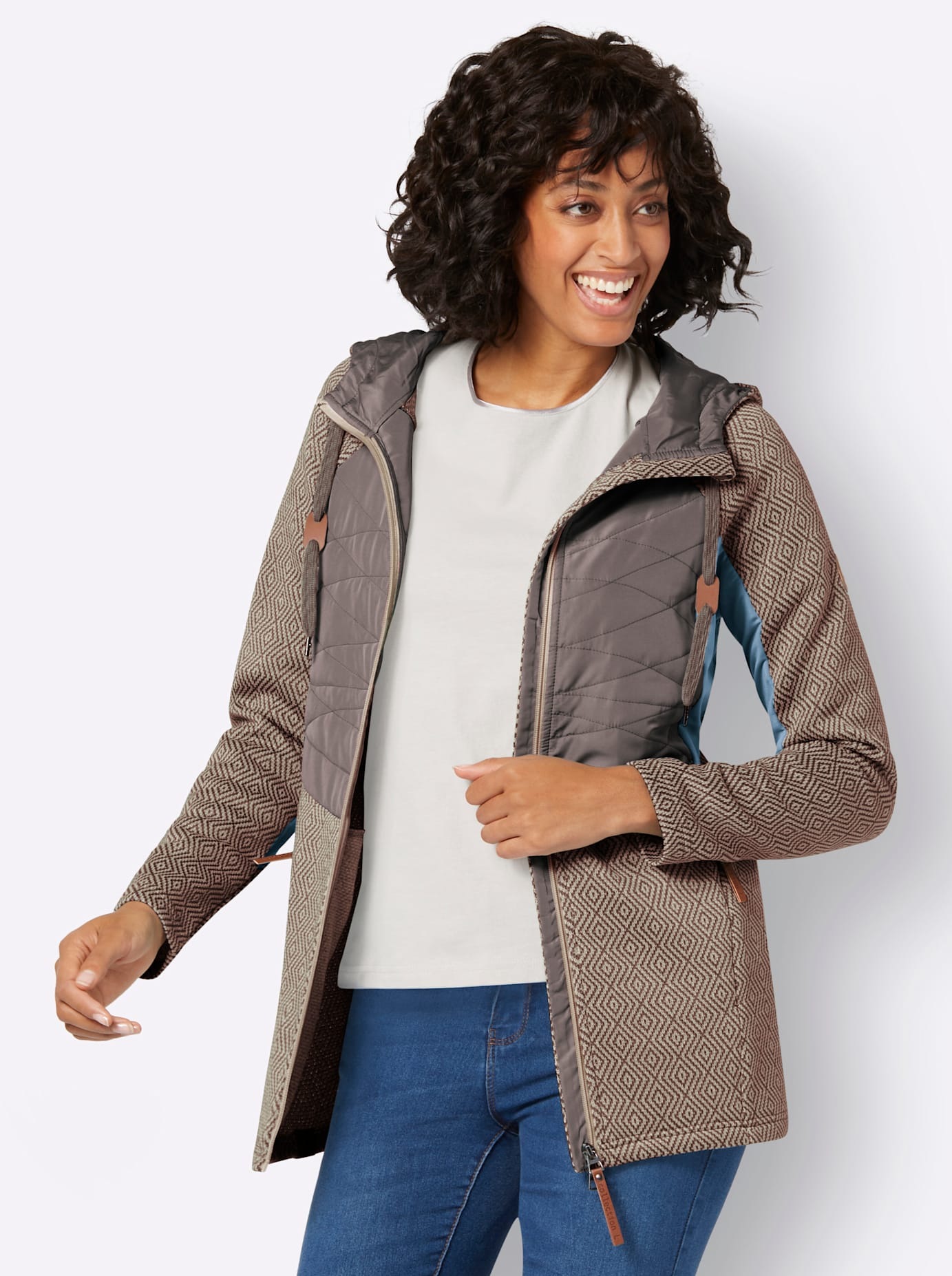 Casual Looks Strickfleecejacke