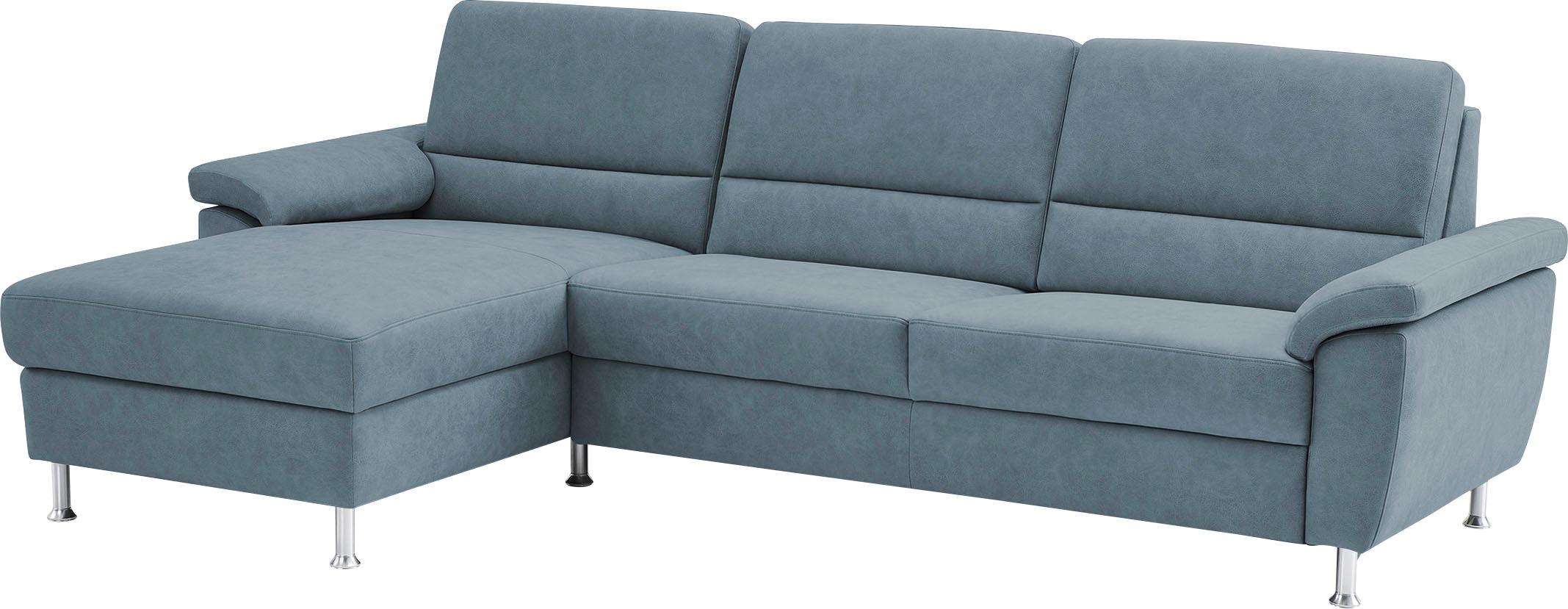 CALIZZA INTERIORS Ecksofa »Onyx L-Form«, Recamiere links oder rechts, wahlweise mit Bettfunktion, Breite 270 cm