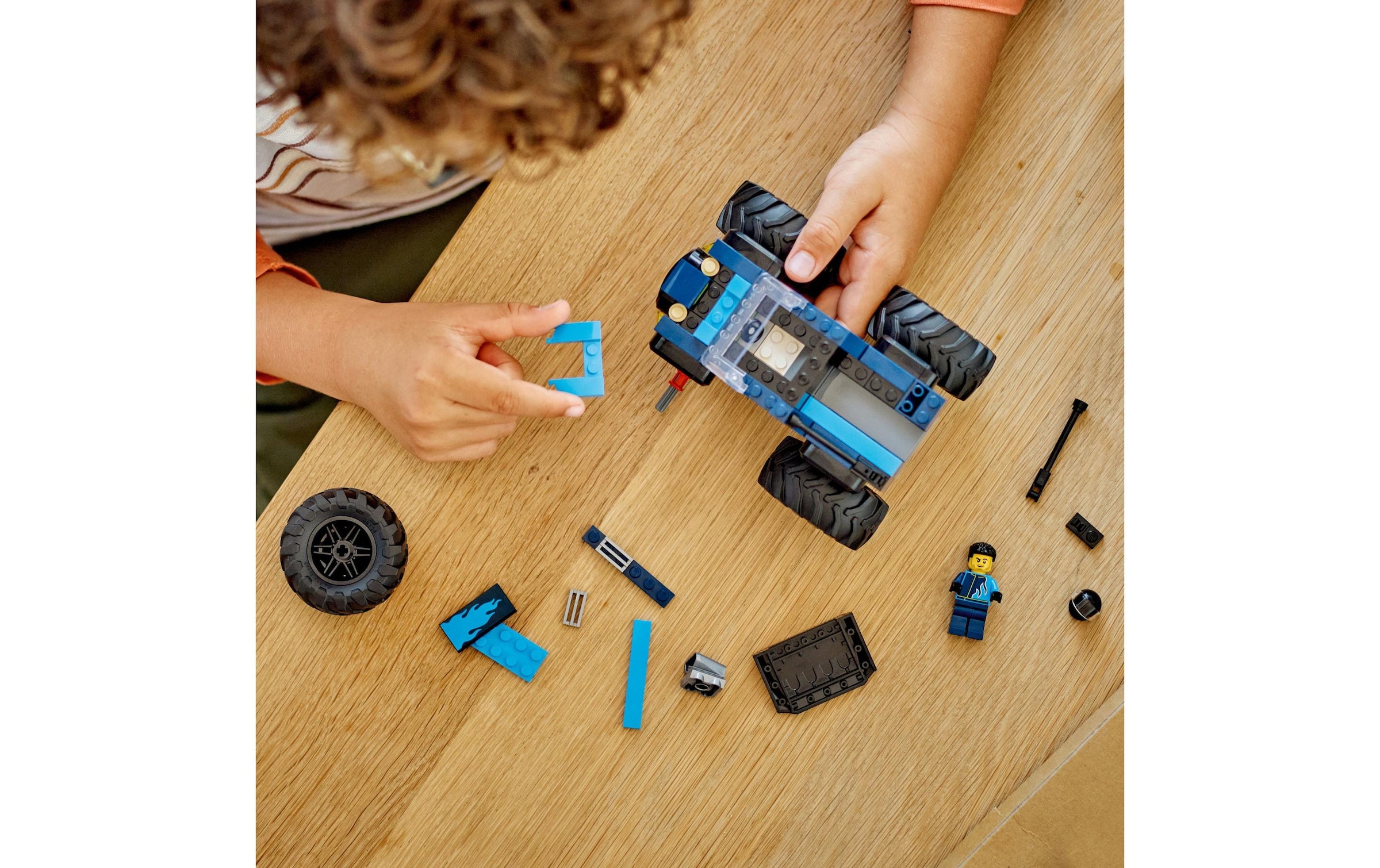 LEGO® Spielbausteine »Blauer Monstertruck 60402«, (148 St.)