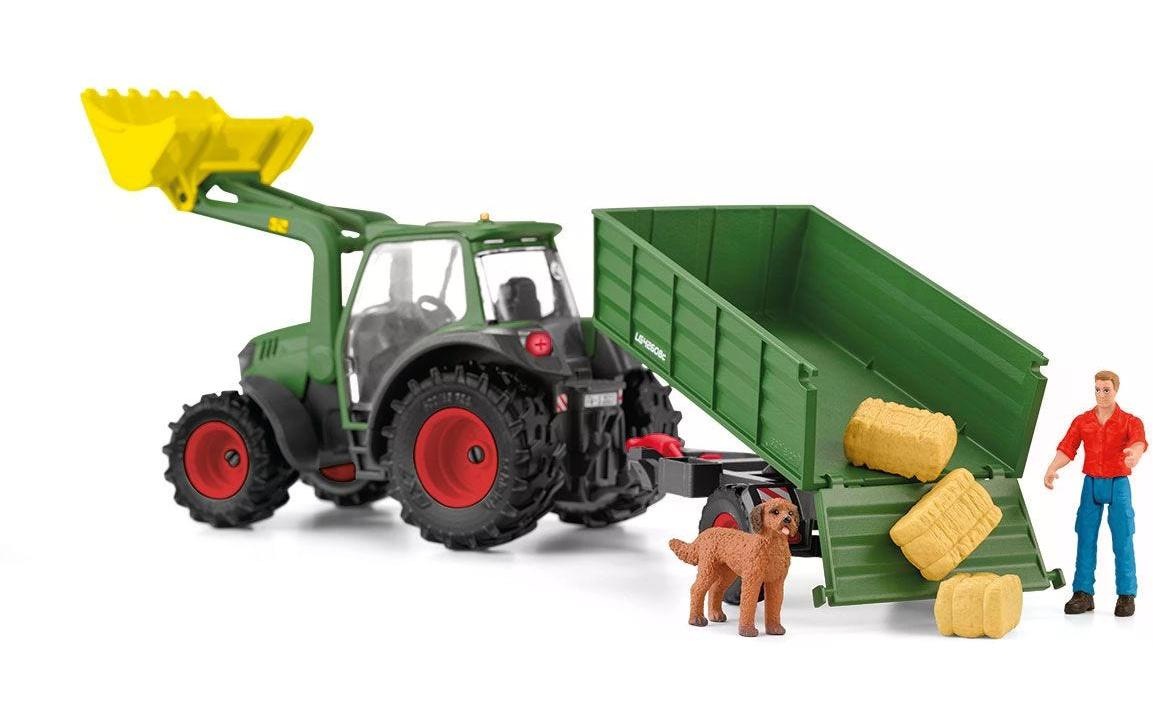 Schleich® Spielwelt »Farm World Traktor mit Anhänger«