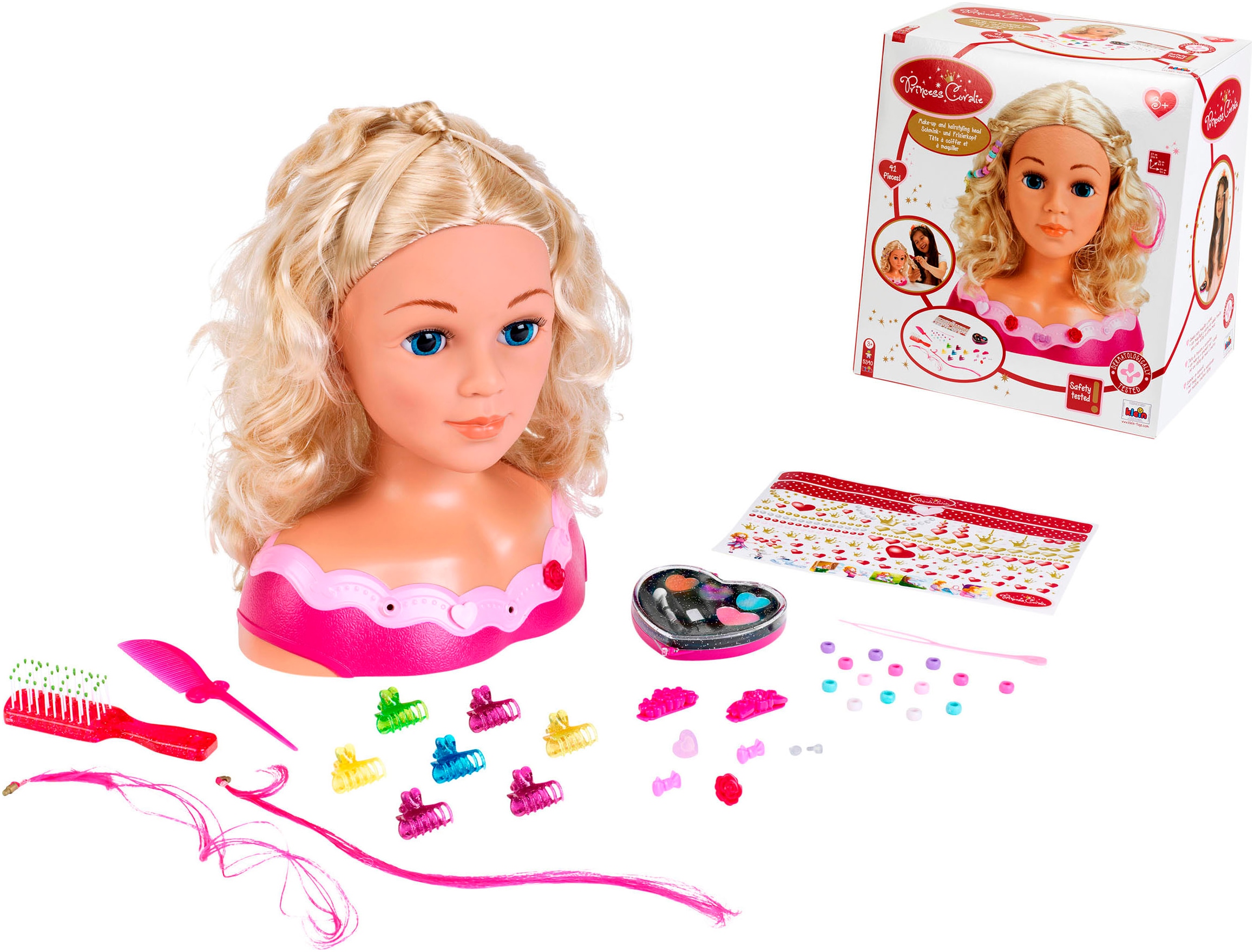 Klein Frisier- & Schminkkopf "Emma"