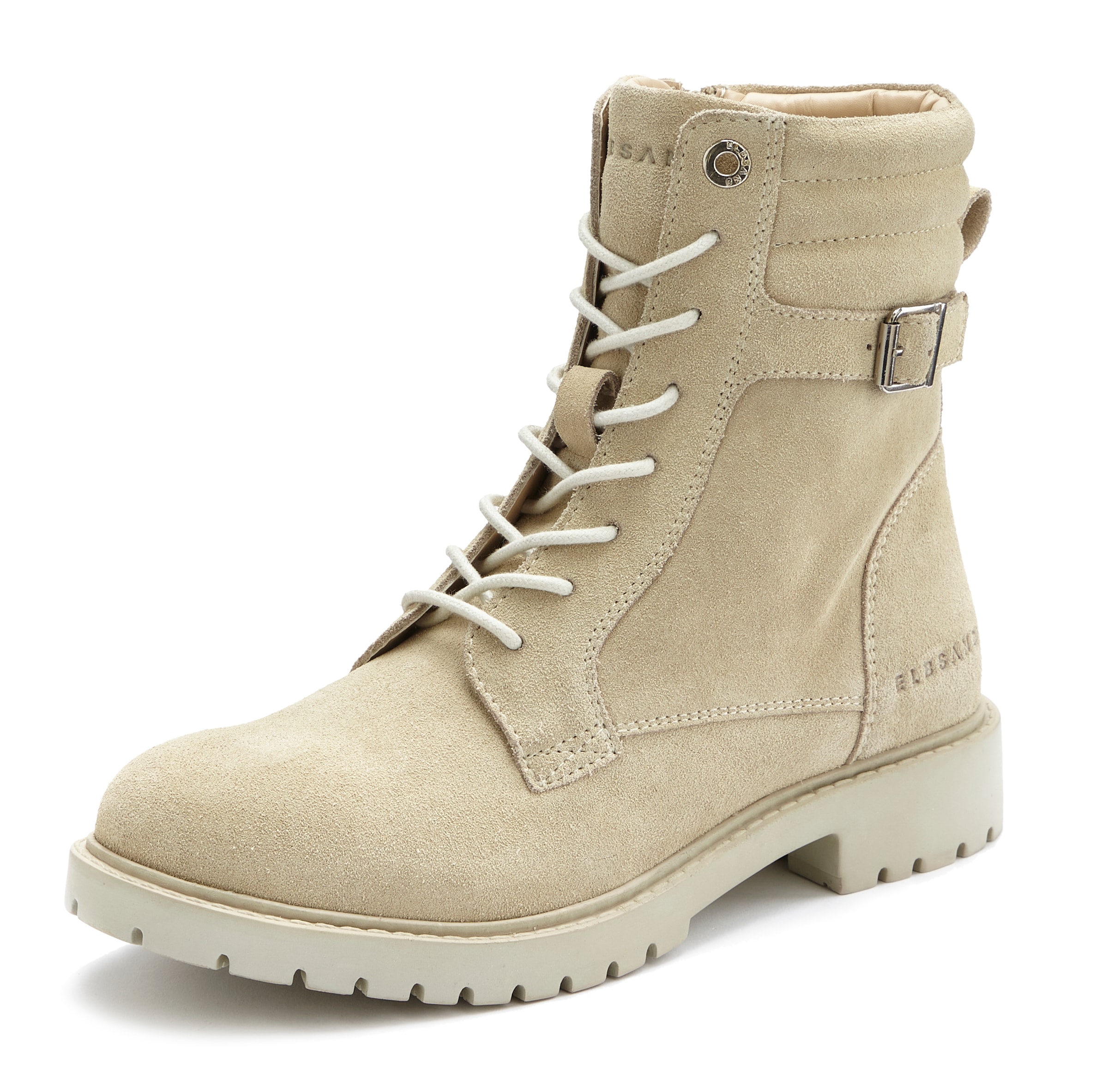 Elbsand Stiefelette, Schnürboots, Reissverschlussstiefel, Biker Boots, Leder