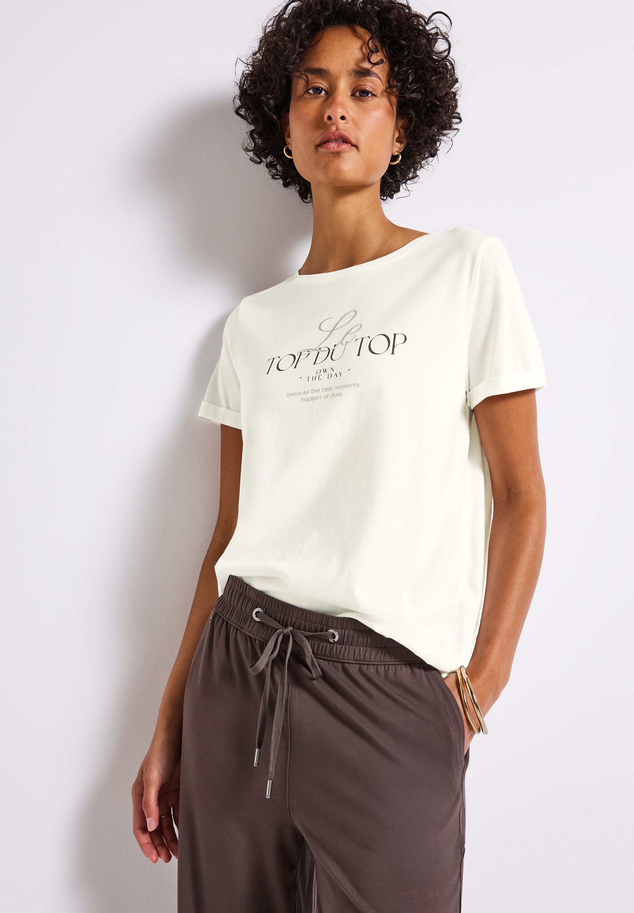 STREET ONE T-Shirt mit Front-Print