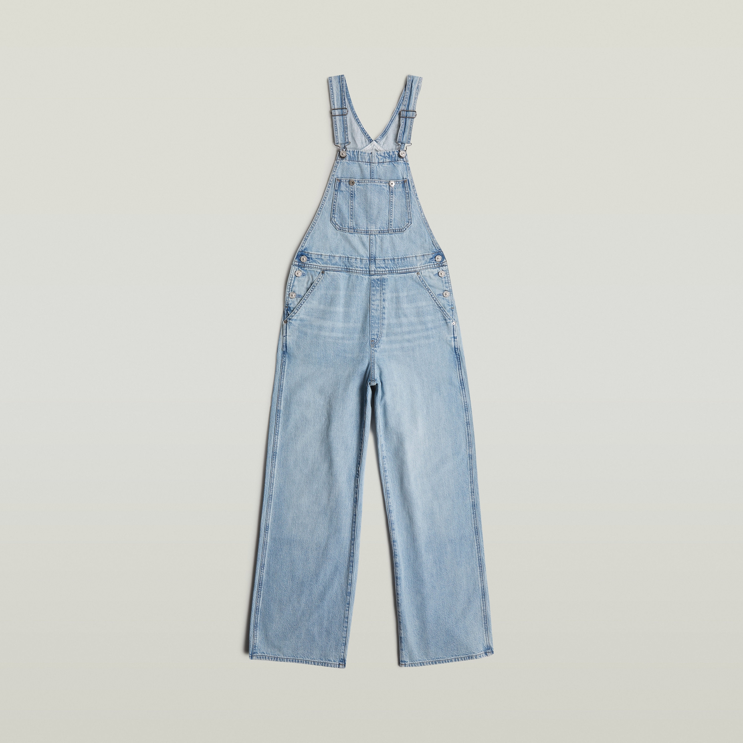 G-STAR Latzhose »Straight Leg Dungaree«, mit Knöpfen an den Seiten