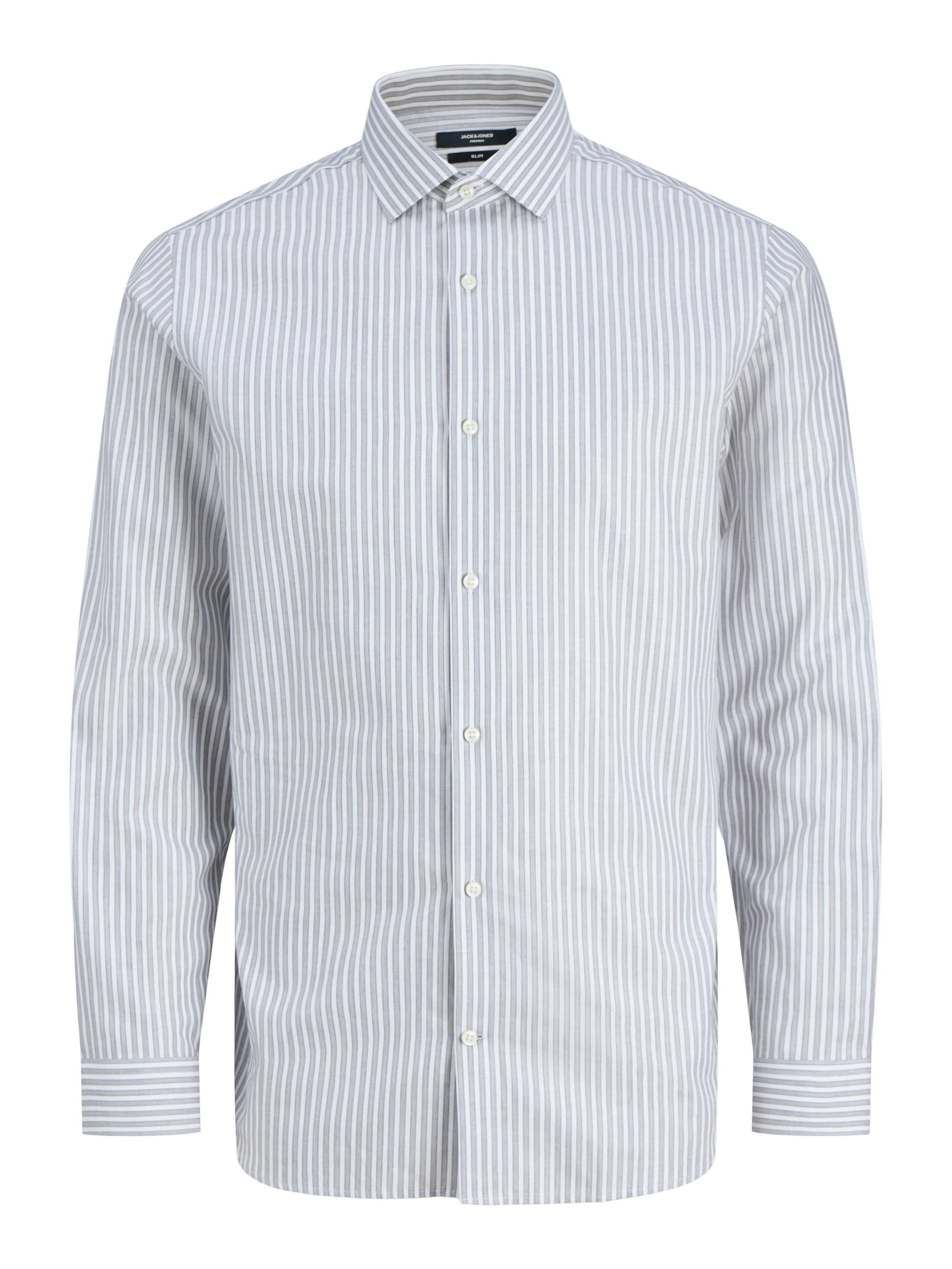 Jack & Jones Langarmhemd »JPRBLAPARKER Slim Fit Hemd, atmungsaktiv, ideal für den Alltag«, unifarben, modisch, slim fit, Baumwolle, Hemdkragen