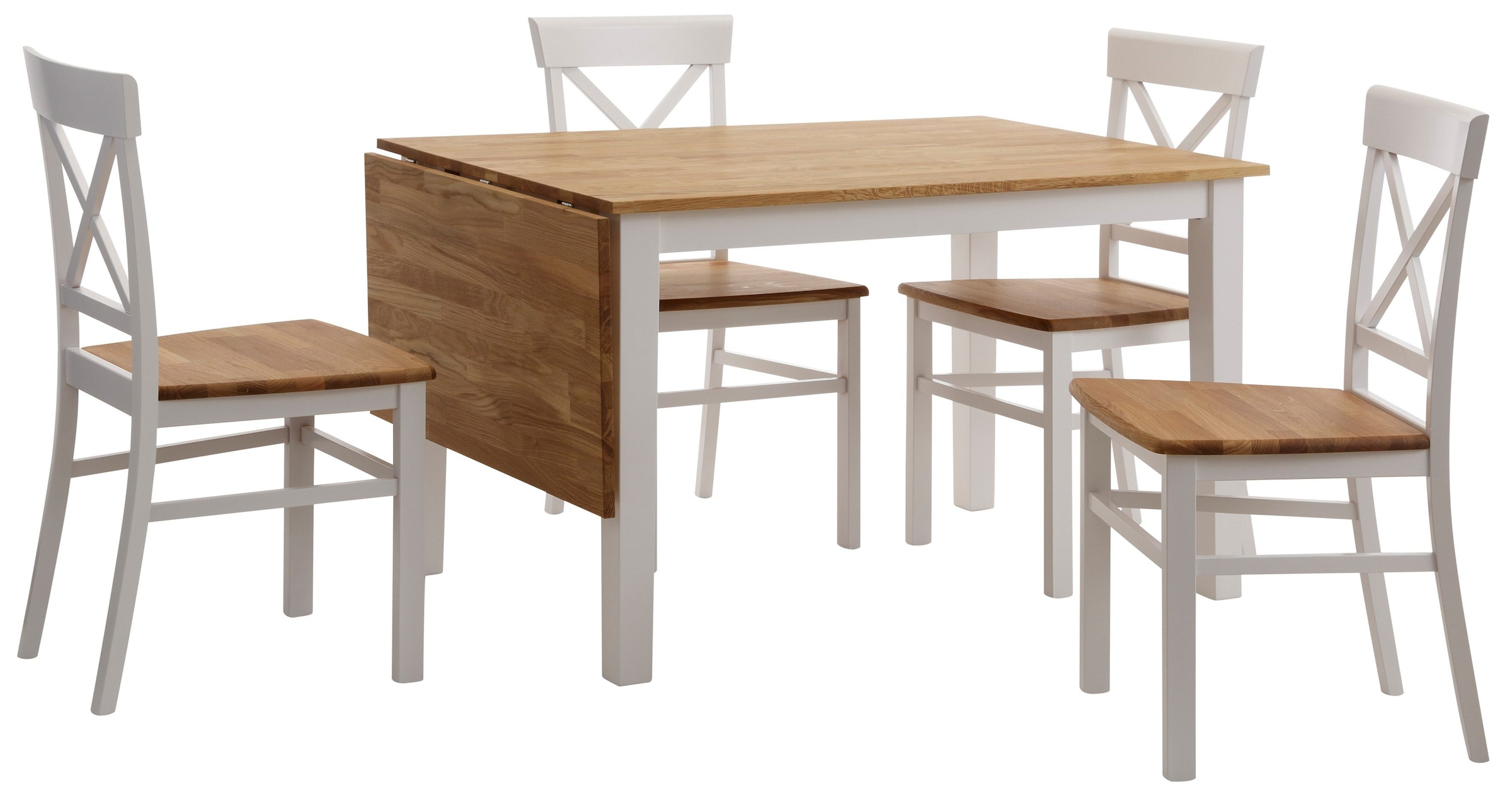 Jelmoli-Versand 5 ausklappbarem Essgruppe online shoppen »Samba«, (Set, Esstisch tlg.), Home mit | affaire