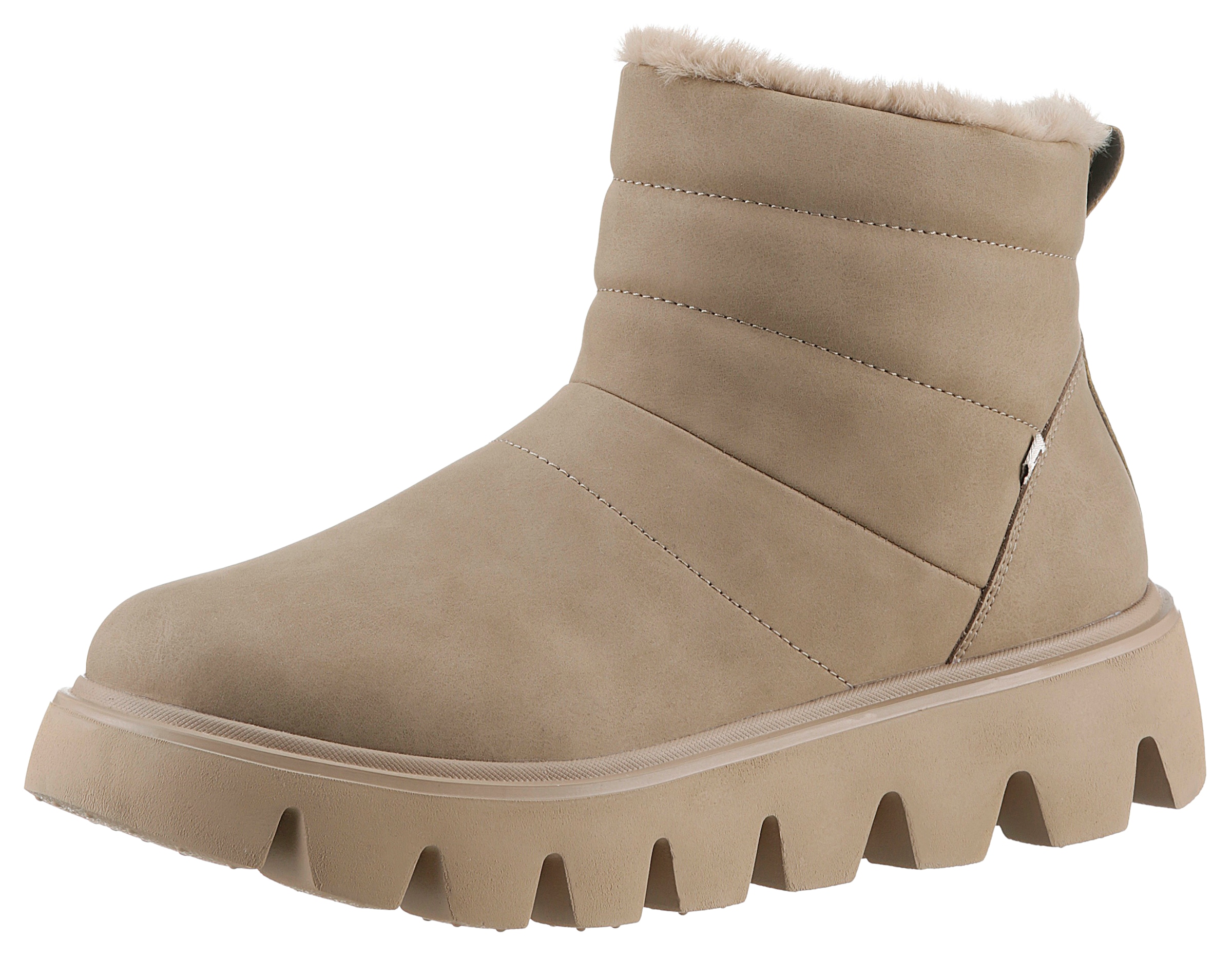 RIEKER Sport Winterboots Schlupfboots, Stiefelette mit herausnehmbarer Soft-Einlage