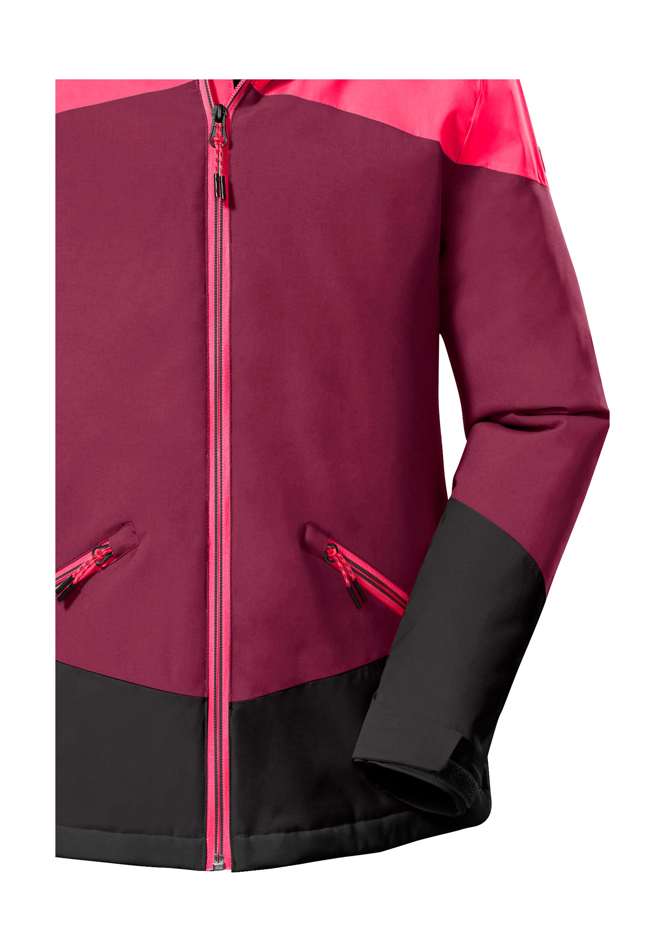 Killtec Outdoorjacke »KOW 195 GRLS JCKT«, Wasserdichte Winterjacke mit Colourblock, verstellbaren Details