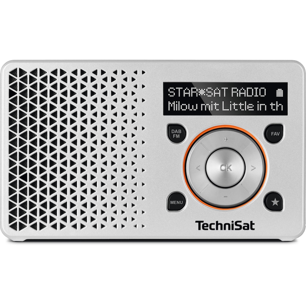 TechniSat Digitalradio (DAB+) »1 Orange«, (Digitalradio (DAB+)-FM-Tuner)