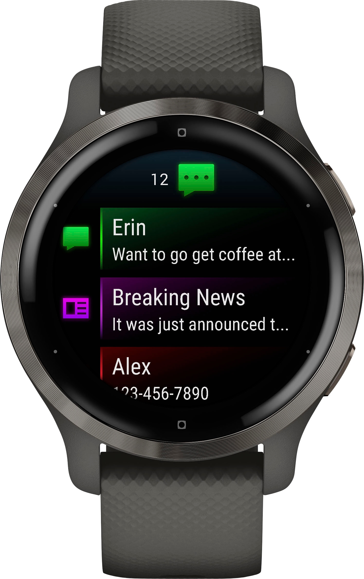 Garmin Smartwatch »Venu 2S«, (2,8 cm / 1,1 Zoll), 8 GB, 25 vorinstallierten Sport-Apps