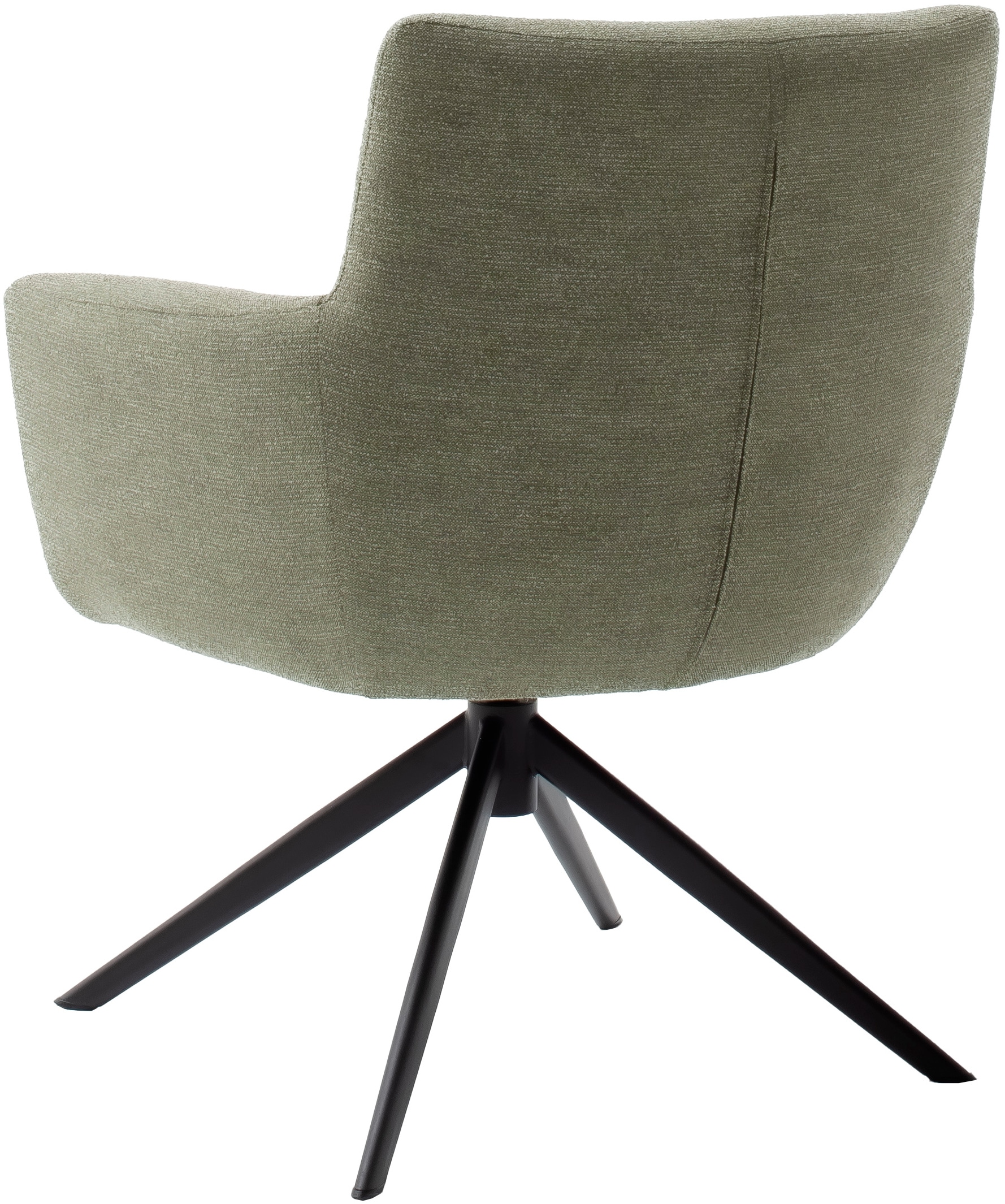 MCA furniture 4-Fussstuhl »WILSON Esszimmerstuhl, Armlehnstuhl, Polsterstuhl, modern«, (Set), 2 St., Flachgewebe, Stuhl, Armlehnenstuhl, drehbar, Taschenfederkern, belastbar 160 kg,XXL