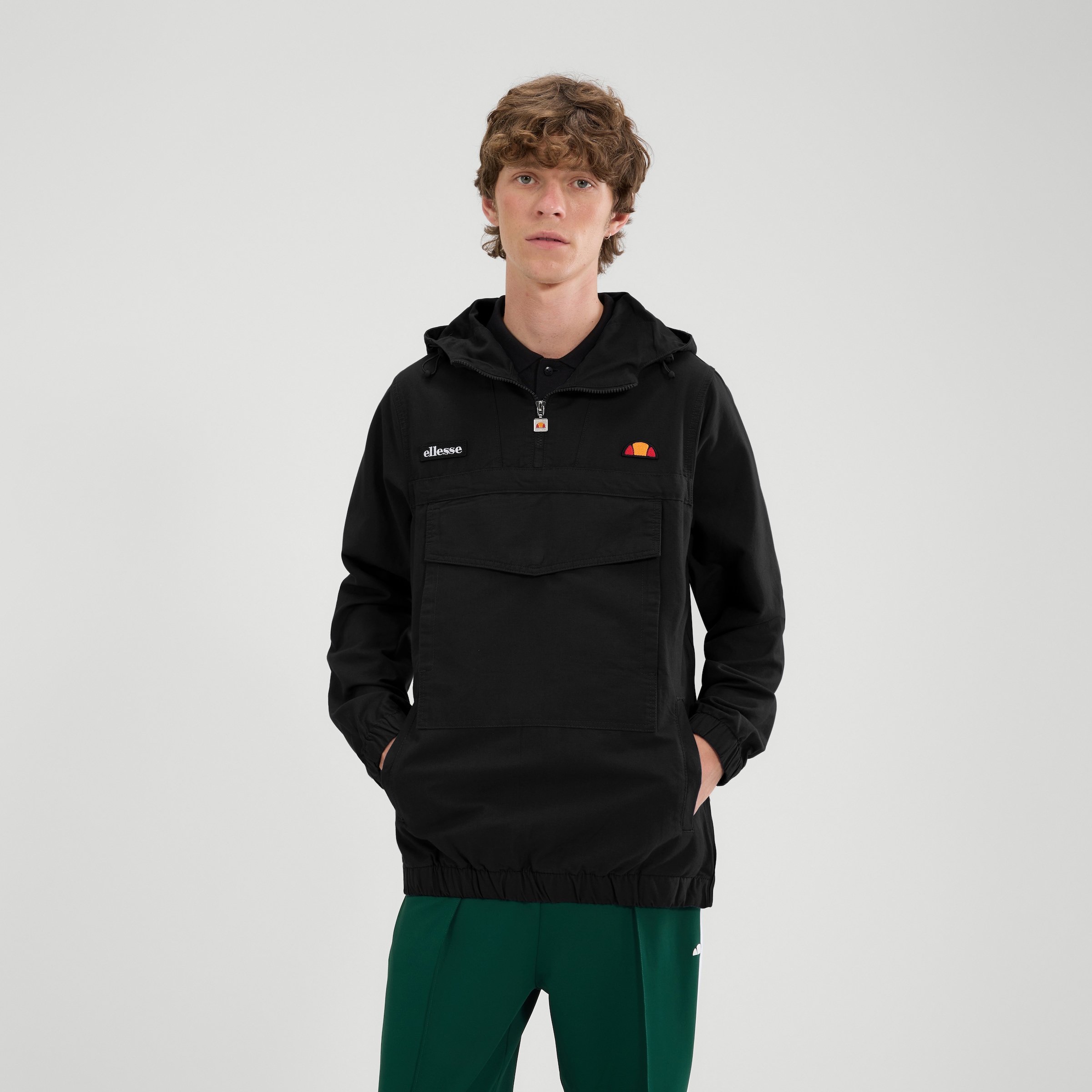 Ellesse Windbreaker aus Baumwolle, leichtes Material