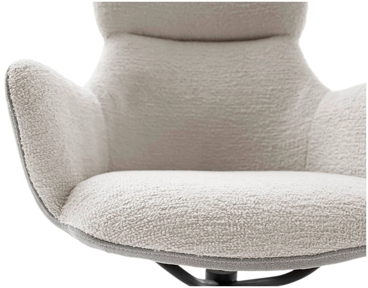 MCA furniture Esszimmerstuhl »PELION«, Feingewebe, (2er-Set), drehbar 360°, Dreh- & Schwingfunktion, Sitzhöhe ca. 50 cm