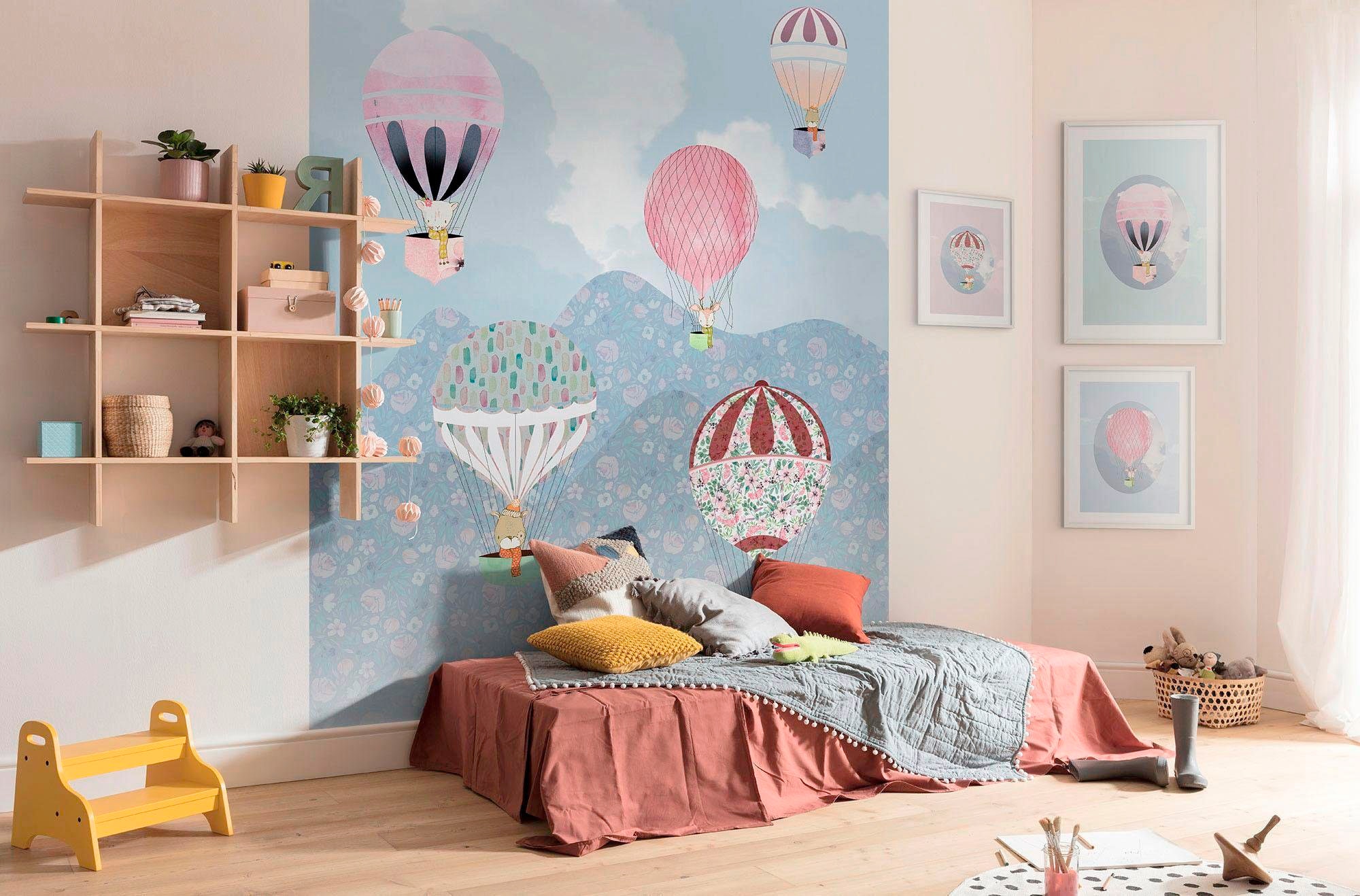 ❤ Komar Poster »Happy Balloon kaufen im Kinderzimmer, Figuren, Wohnzimmer Jelmoli-Online Blue«, Schlafzimmer, Shop